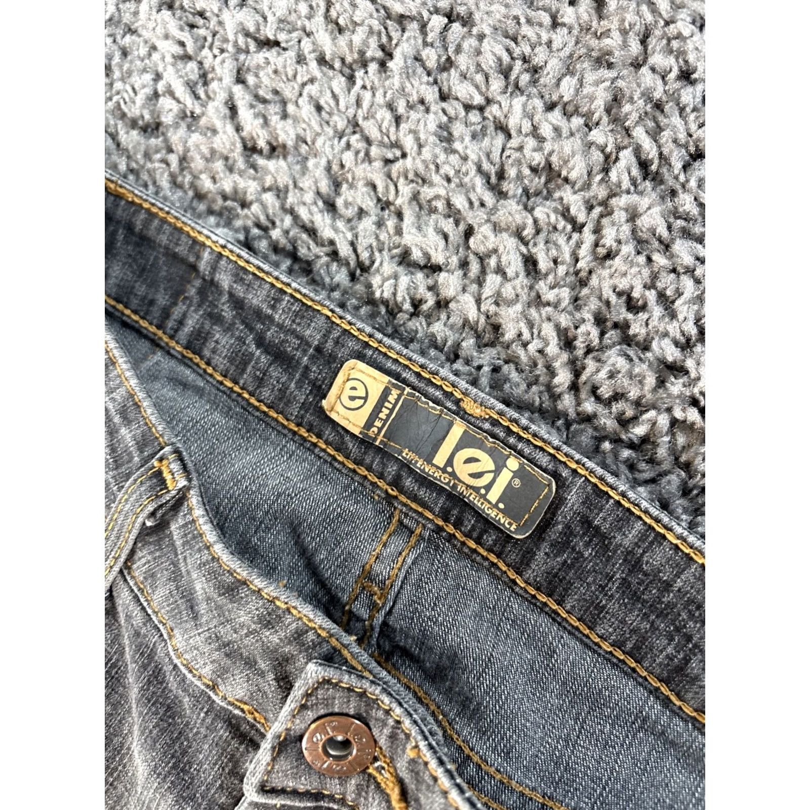 Vintage Lei Jeans Bootcut Womens 30x30 Gray Low Rise Denim Denim S understood? Size 30" / US 8 / IT 44 - 6 Thumbnail