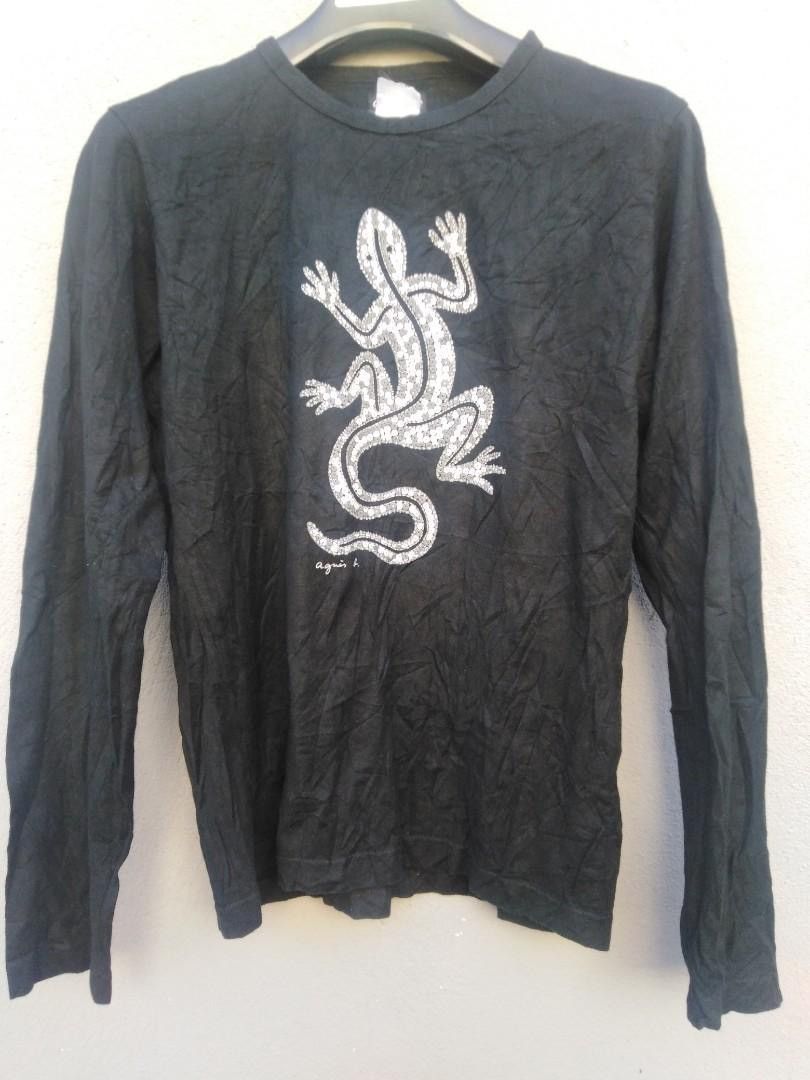 agnes b. Agnes b. Homme Sequin Lizard LS Tee Size US S / EU 44-46 / 1 - 1 Thumbnail