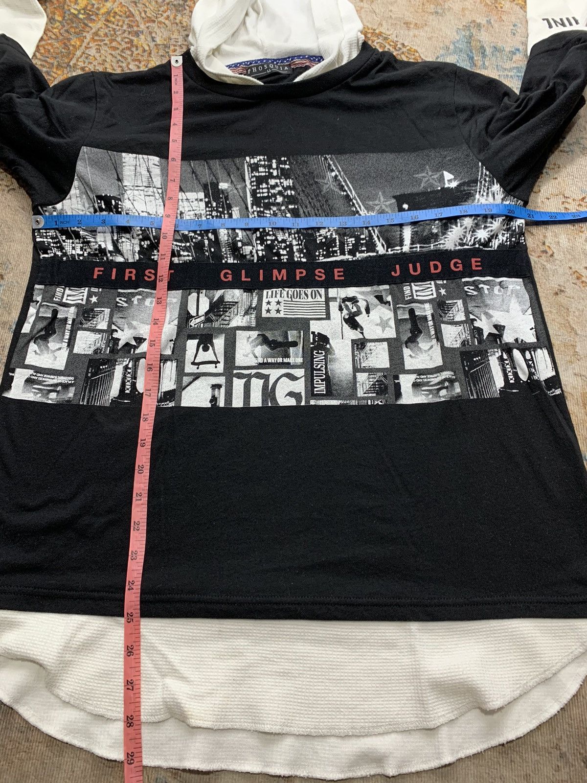 Hysteric Glamour × If Six Was Nine × Japanese Brand First Glimpse Judge Double layers hoodie style Size US L / EU 52-54 / 3 - 5 Thumbnail