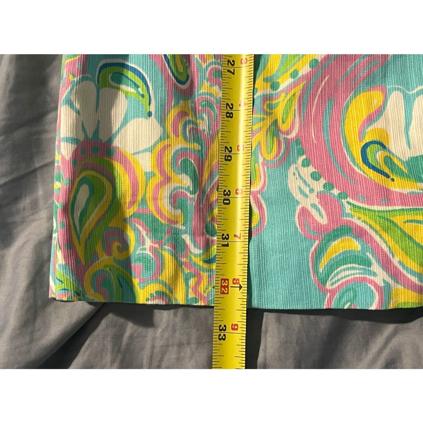 Lilly Pulitzer Lilly Pulitzer Alexa Shift Dress Shorely Blue Double Trouble Sz 4 Women Sleeveless Zip Short Multicolor USA Pattern 4 Size S / US 4 / IT 40 - 6 Thumbnail