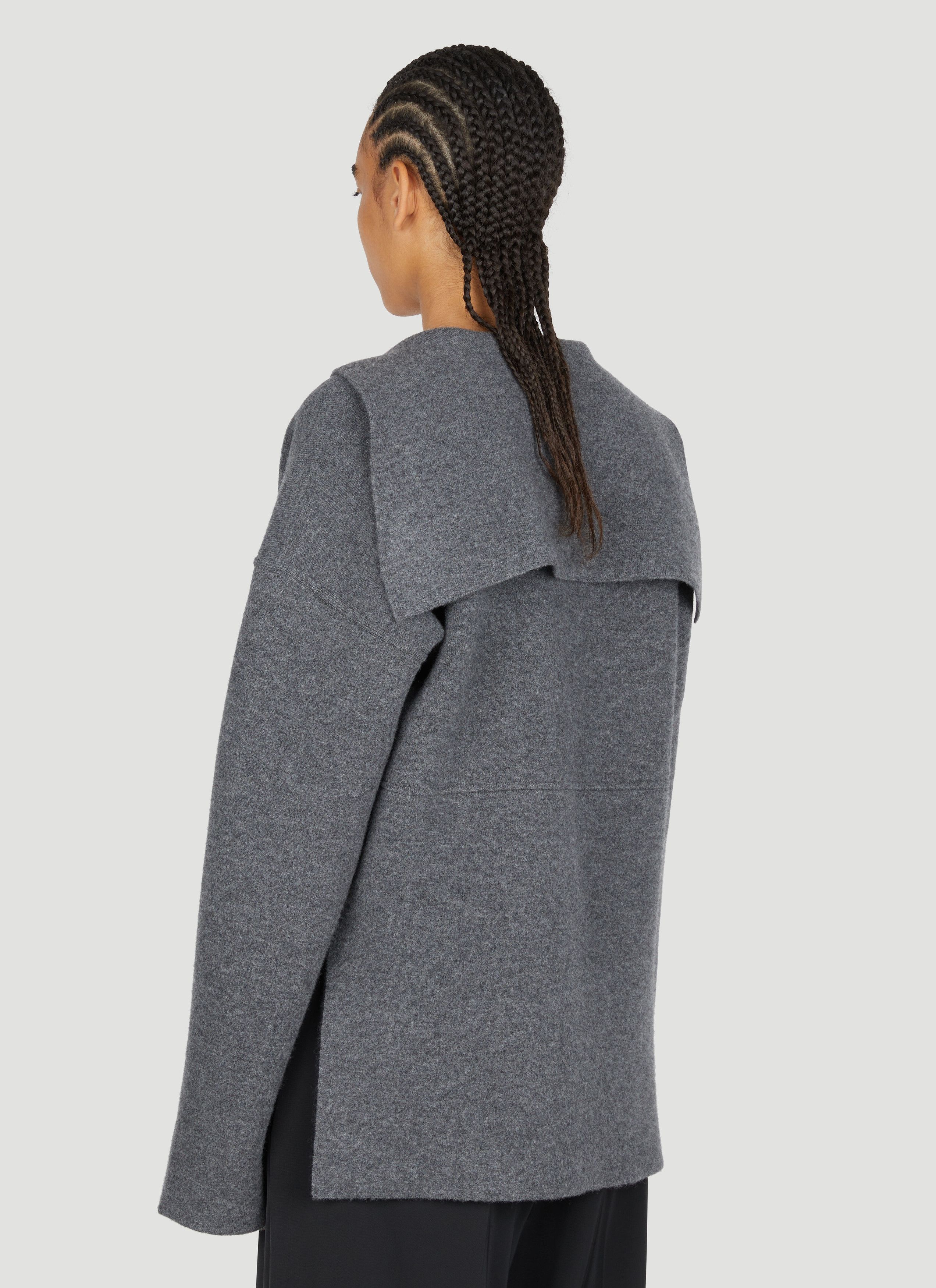 Jil Sander o1y1025 Sweater in Gray Size XS / US 0-2 / IT 36-38 - 4 Thumbnail
