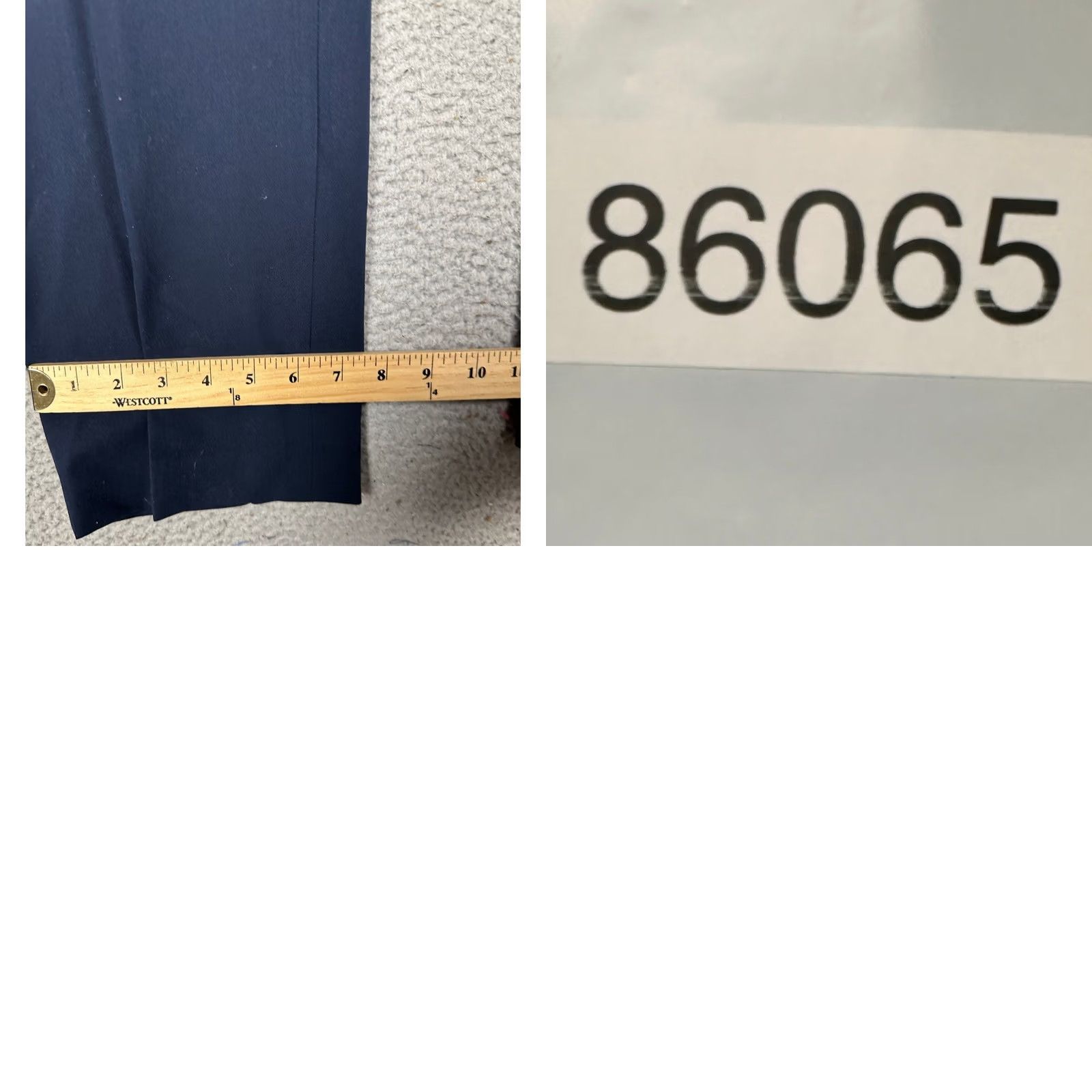 George George Performance Dress Pants Men's 32x32 Blue Classic Fit Stretch Pockets Slant Front Business Formal Workwear Size US 32 / EU 48 - 8 Thumbnail