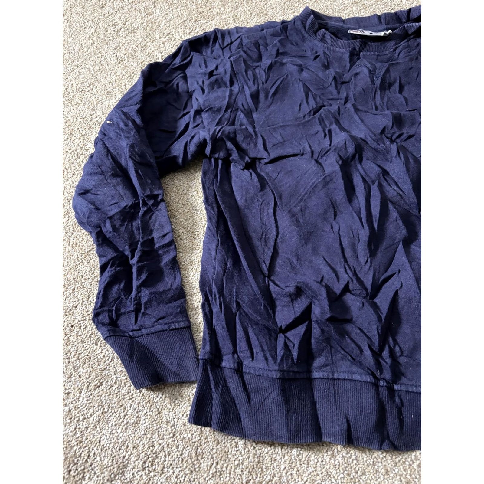 Fila FILA Mens Medium Blue Lightweight Pullover Crewneck Sweatshirt Small Logo Casual Size US M / EU 48-50 / 2 - 2 Thumbnail
