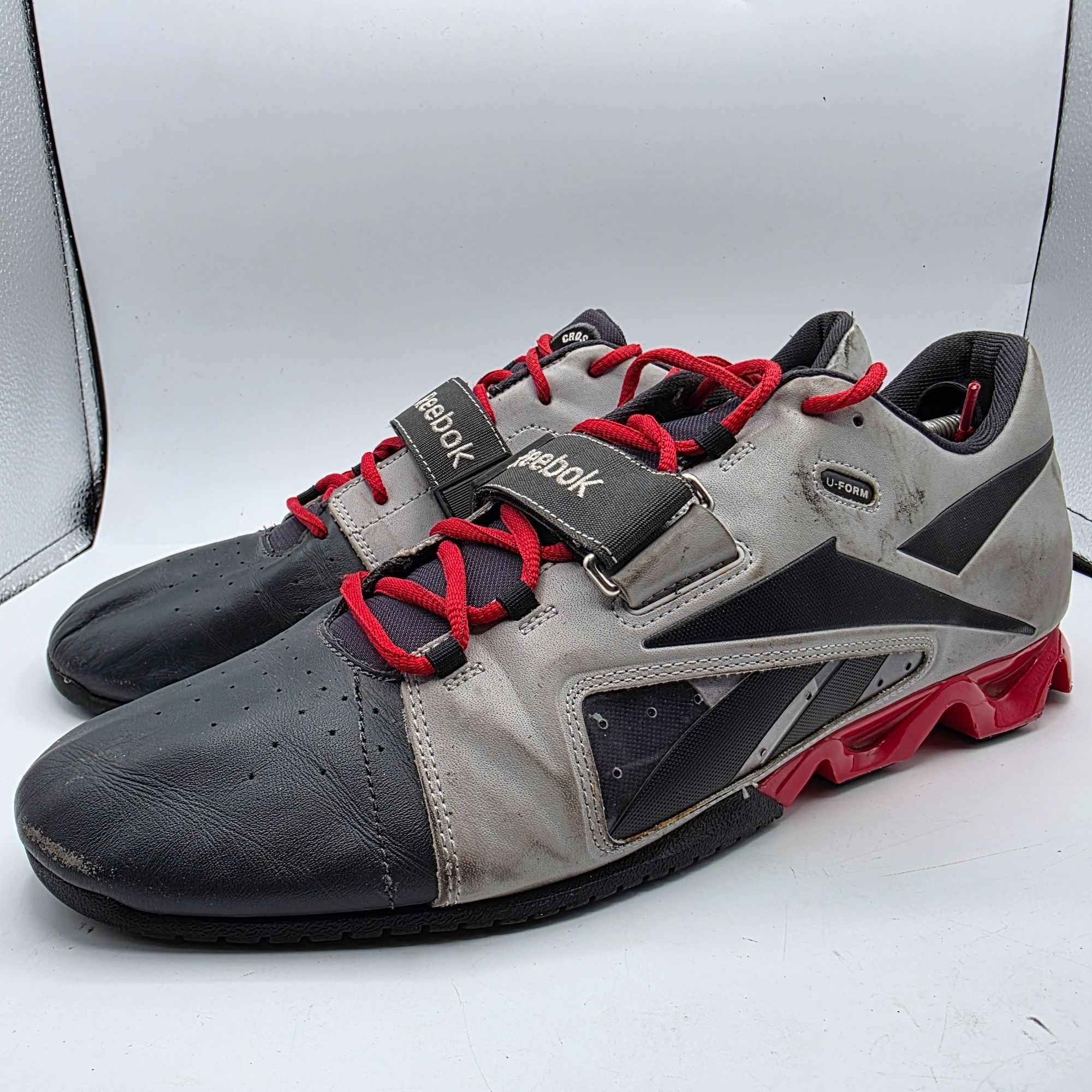 Reebok Reebok Crossfit Mens Size 15 Gray Black Weightlifting Shoes Size US 15 / EU 48 - 4 Thumbnail