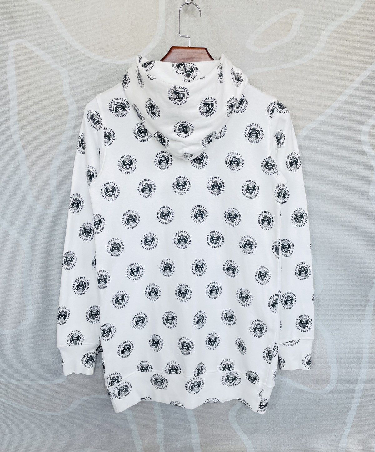 Band Tees × Hysteric Glamour × Japanese Brand Hysteric Glamour X Ramones Fullprint Zipper Hoodie Size US XS / EU 42 / 0 - 2 Thumbnail