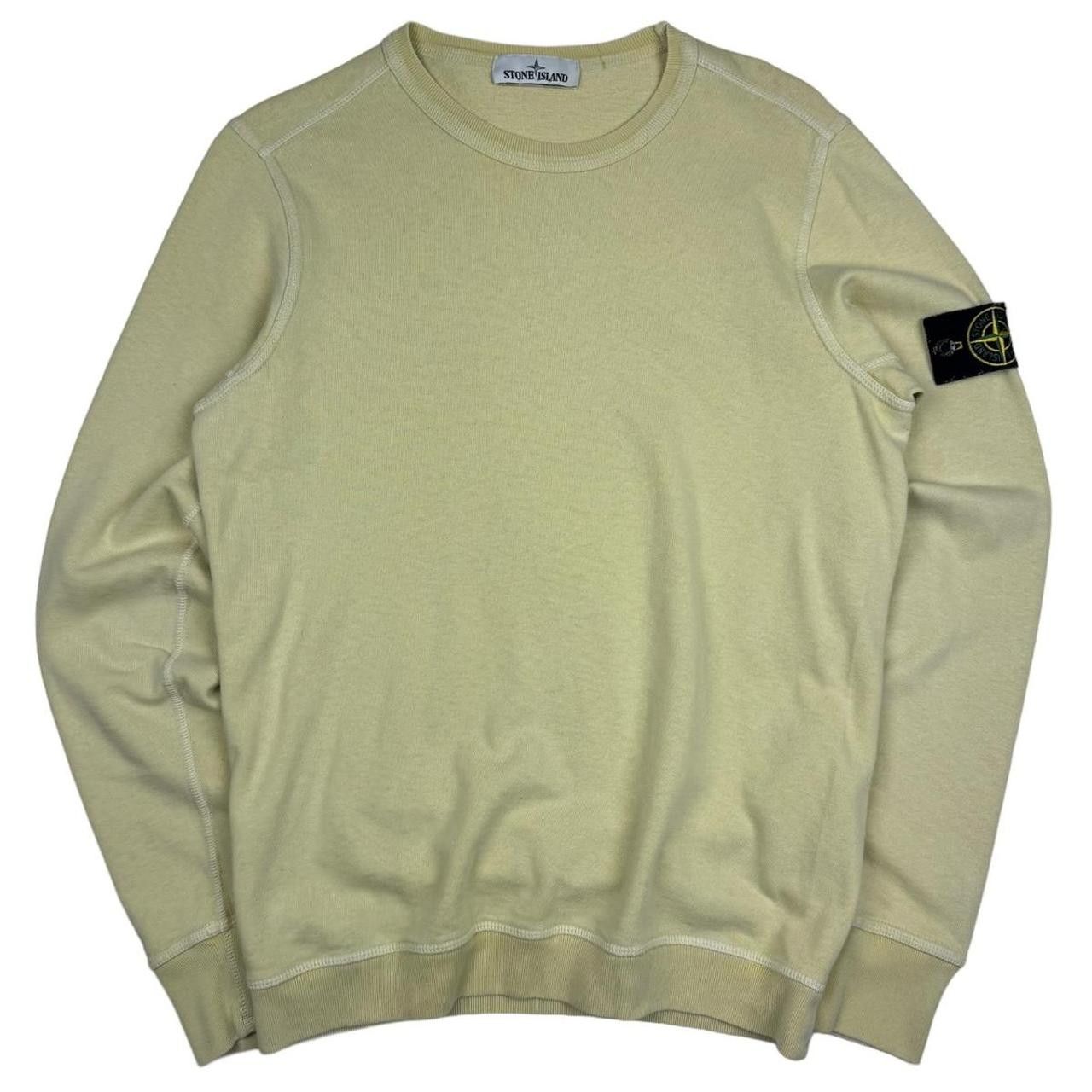 image of Stone Island Sweatshirt in Yellow, Men's (Size Small)