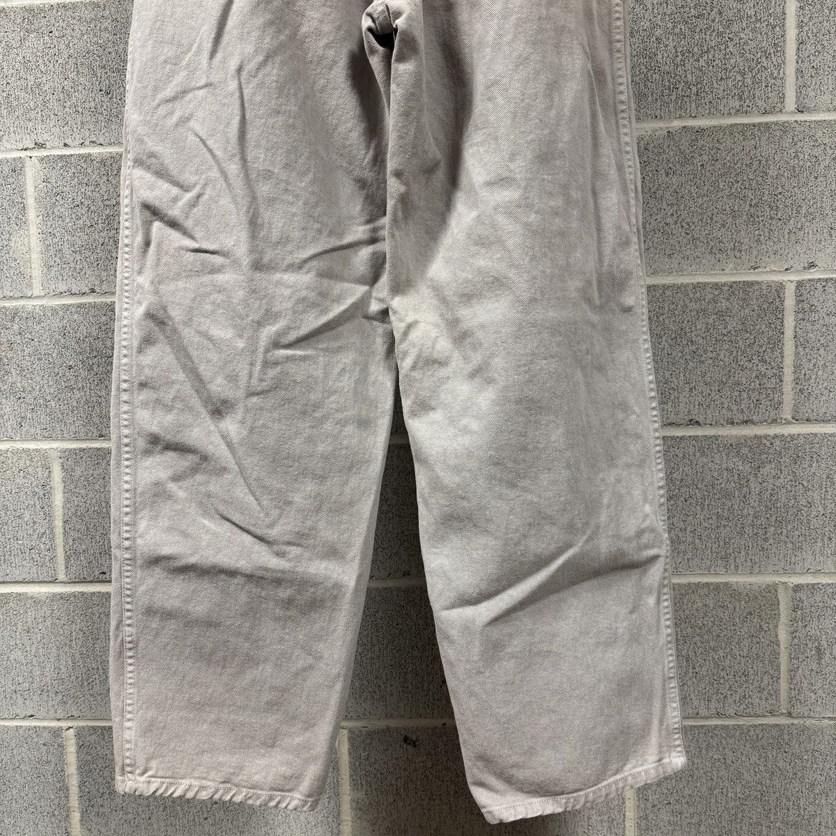 Vintage 90s Guess Baggy Wide Leg Grey Jeans Skater ERD Grunge USA Size US 32 / EU 48 - 10 Thumbnail