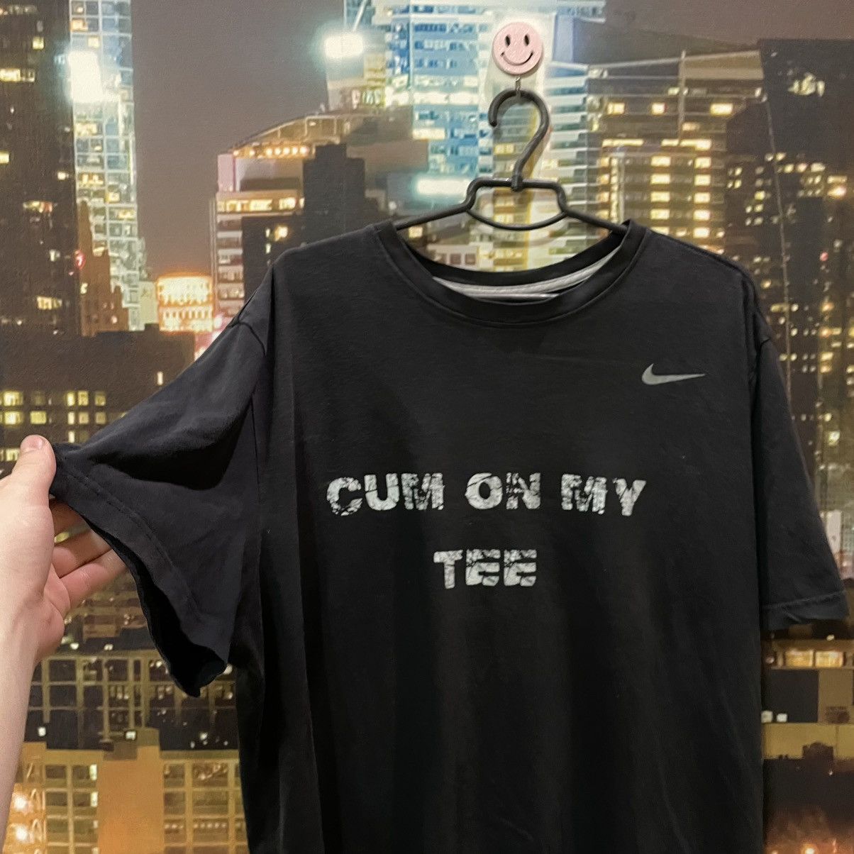 Band Tees VINTAGE 90S CUM ON MY TEE FUNNY BAND ROCK PORN STAR TEE Y2K Size US XXL / EU 58 / 5 - 4 Thumbnail