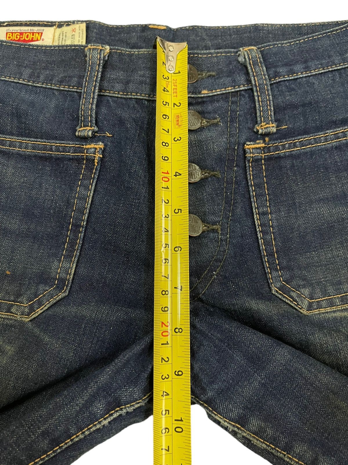 Big John Vintage Japan Big John Blue Wash Bell Bottom Flare Jeans Size US 30 / EU 46 - 14 Thumbnail