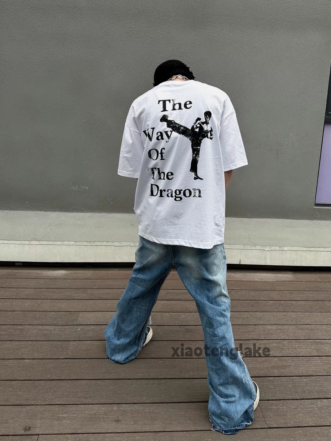 Jean × Vintage Washed faded utility punk grunge bootcut ripped jeans Size US 36 / EU 52 - 4 Thumbnail