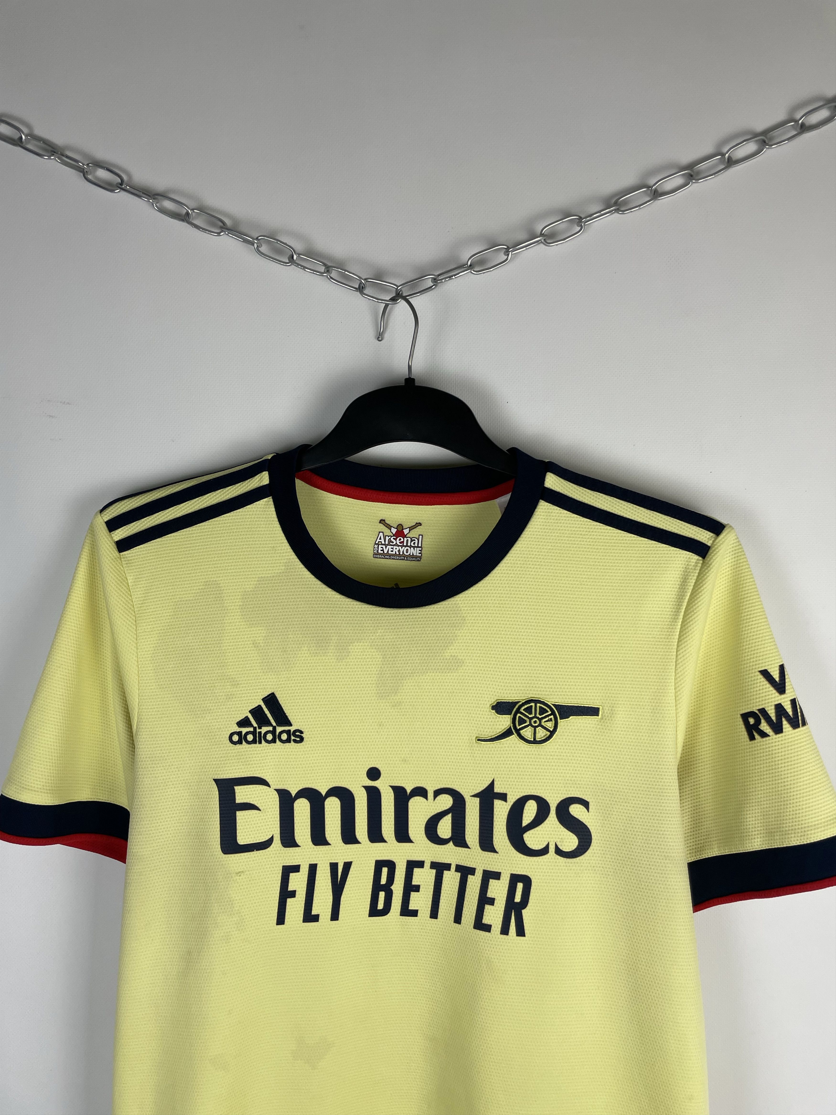 Adidas Adidas Arsenal 2021/2022 Away Jersey Tshirt Tee Yellow Size US L / EU 52-54 / 3 - 3 Thumbnail