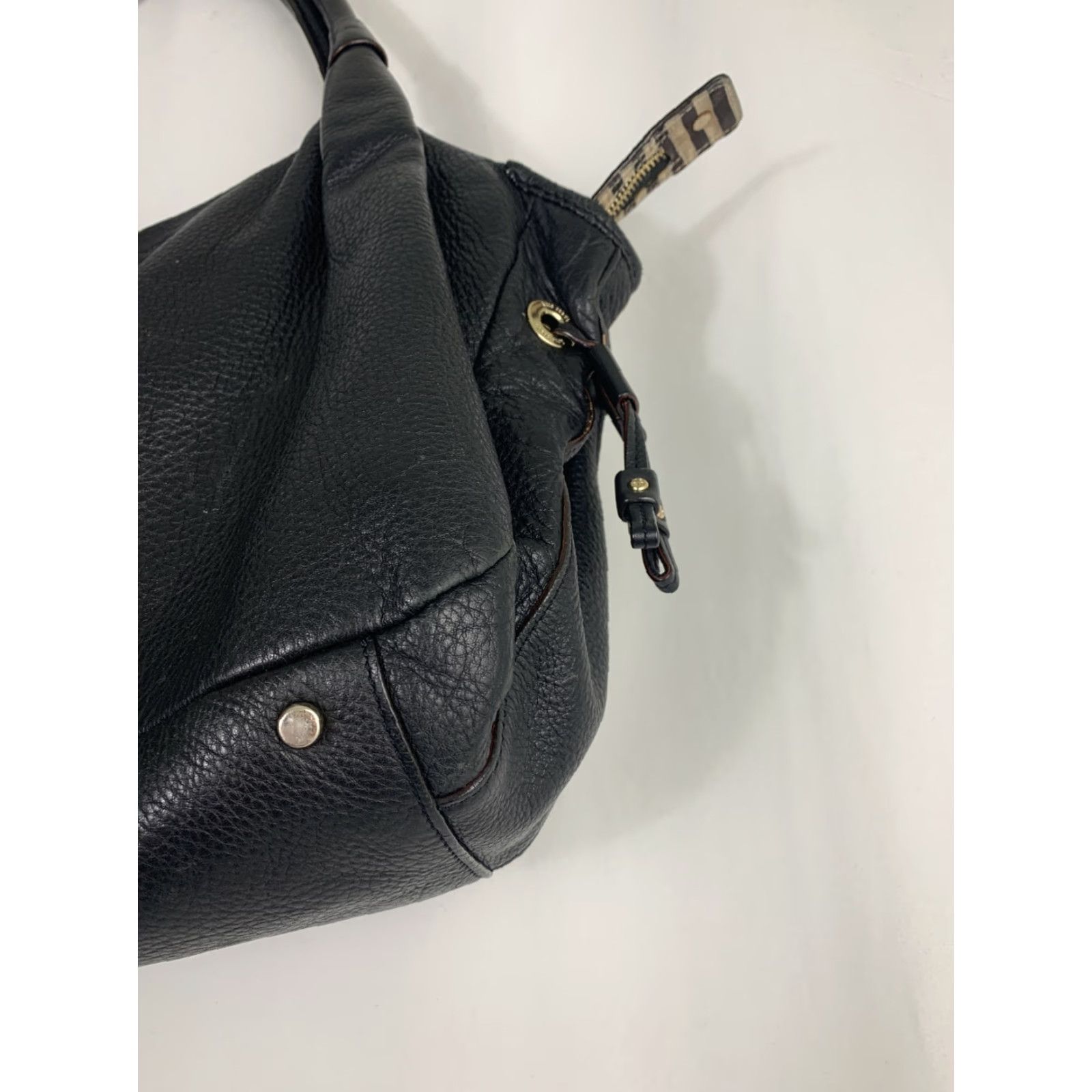 Vintage kate spade new york black pebbled leather shoulder bag zip Size ONE SIZE - 3 Thumbnail