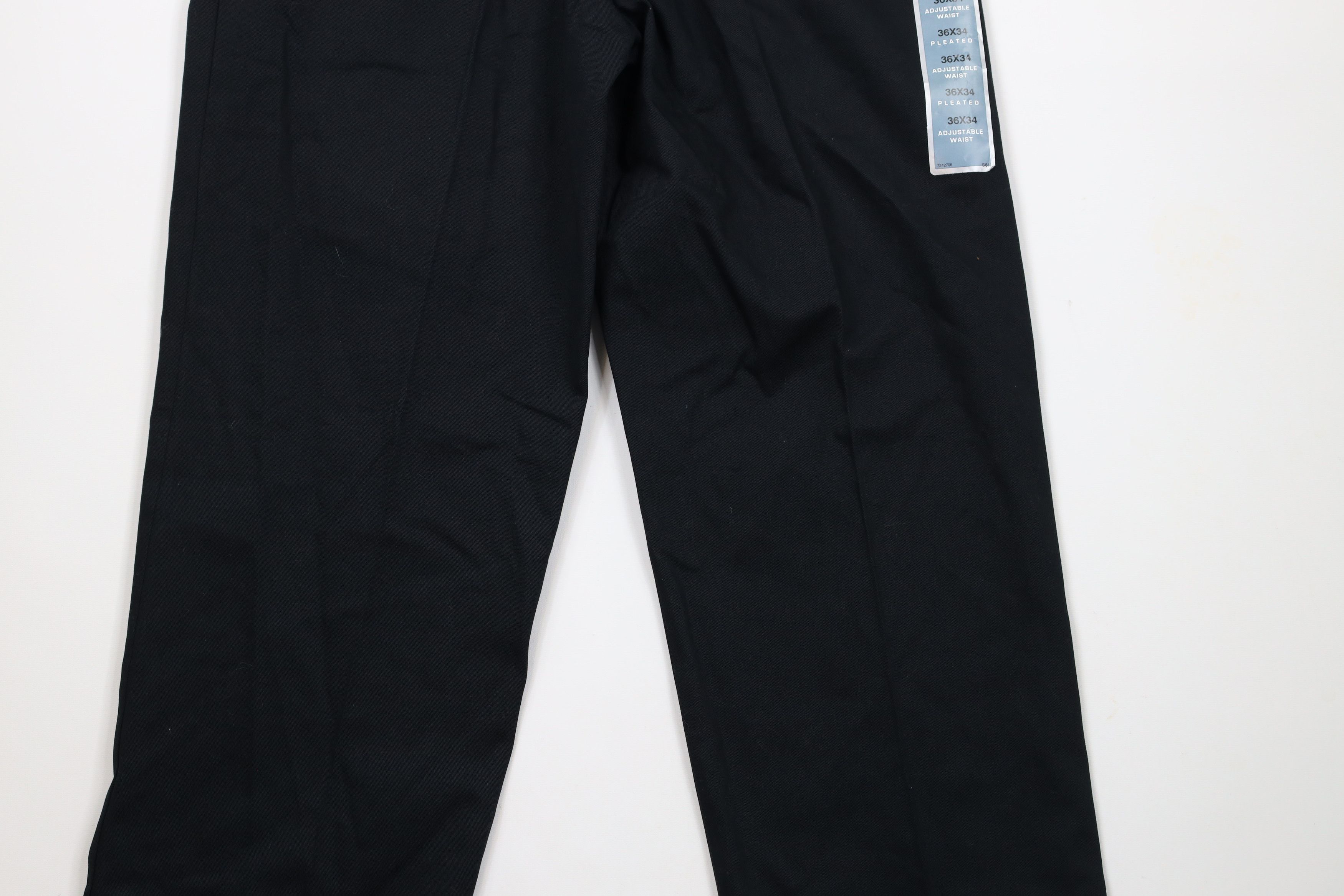 Vintage × Wrangler Deadstock Vintage Y2K Wrangler Wide Leg Chino Pants Black Size US 36 / EU 52 - 10 Thumbnail