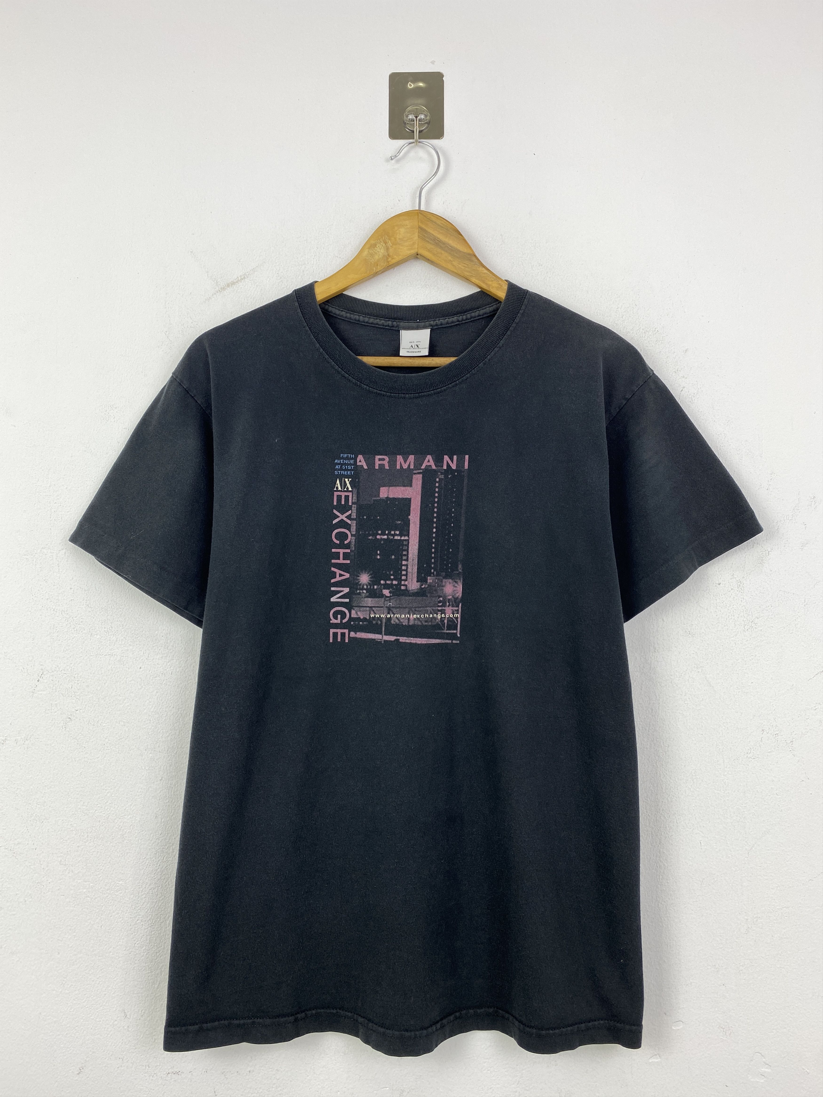 Armani Exchange Vintage 90s Armani Exchange Crewneck Pullover Tee TA0716 Size US S / EU 44-46 / 1 - 1 Thumbnail