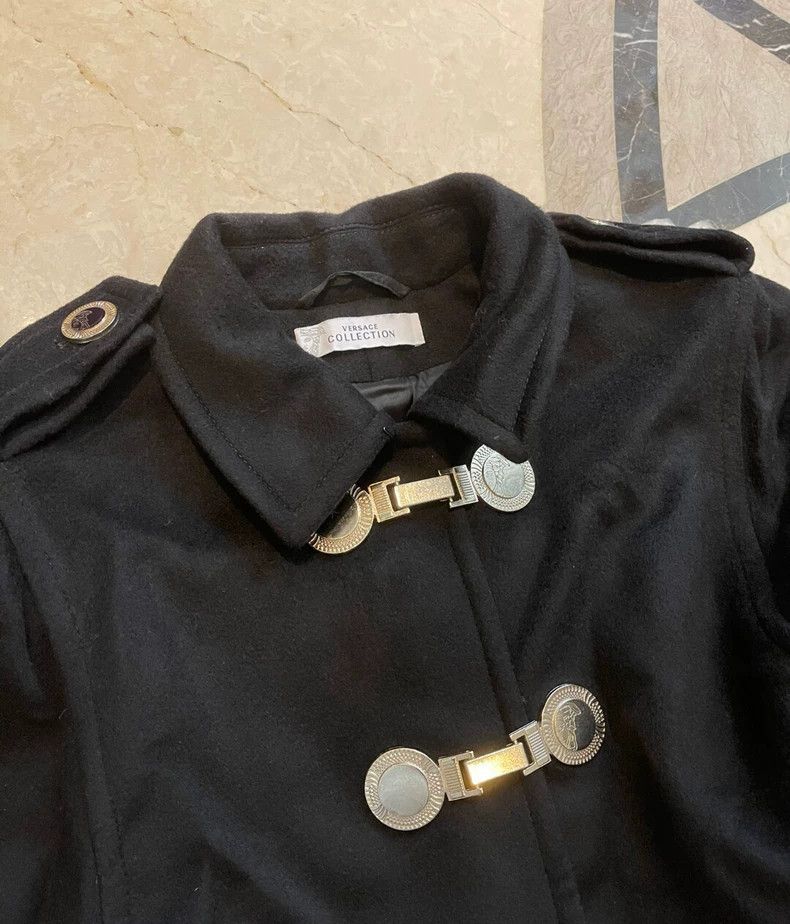 Versace Cashmere cape coat
