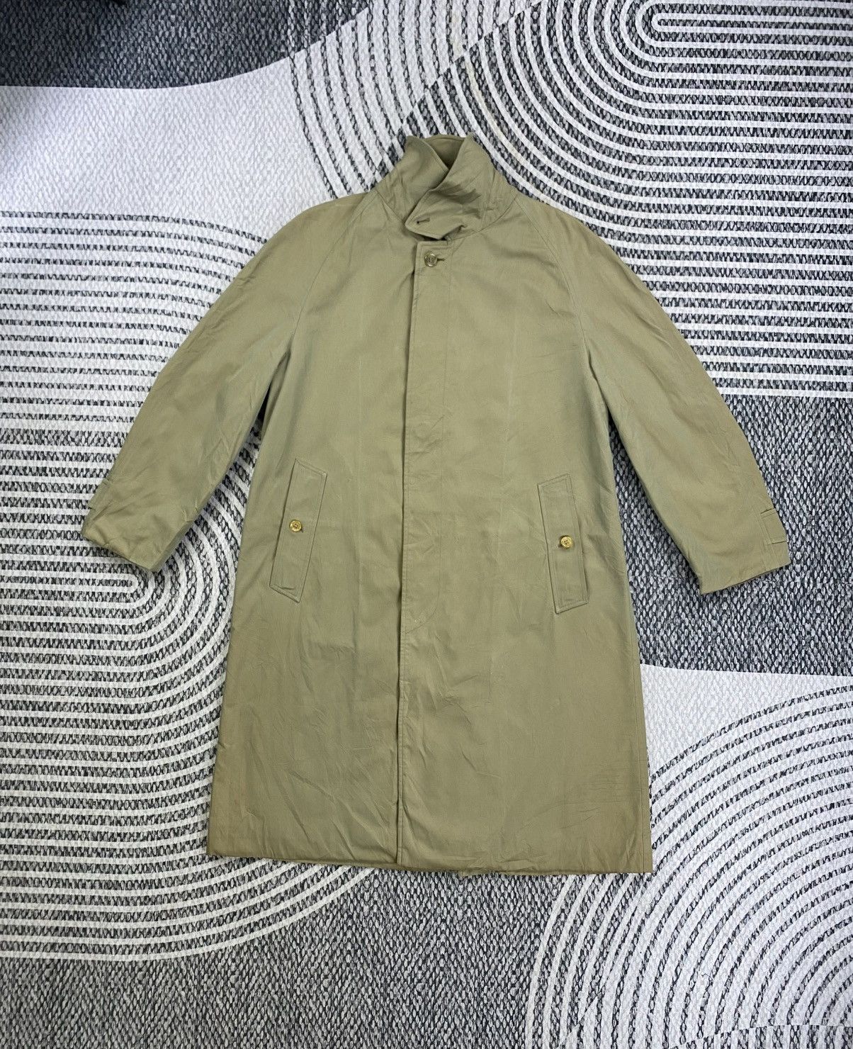 Burberry Vintage Burberrys Nova Checked Trench Coat Jacket Size US M / EU 48-50 / 2 - 6 Thumbnail