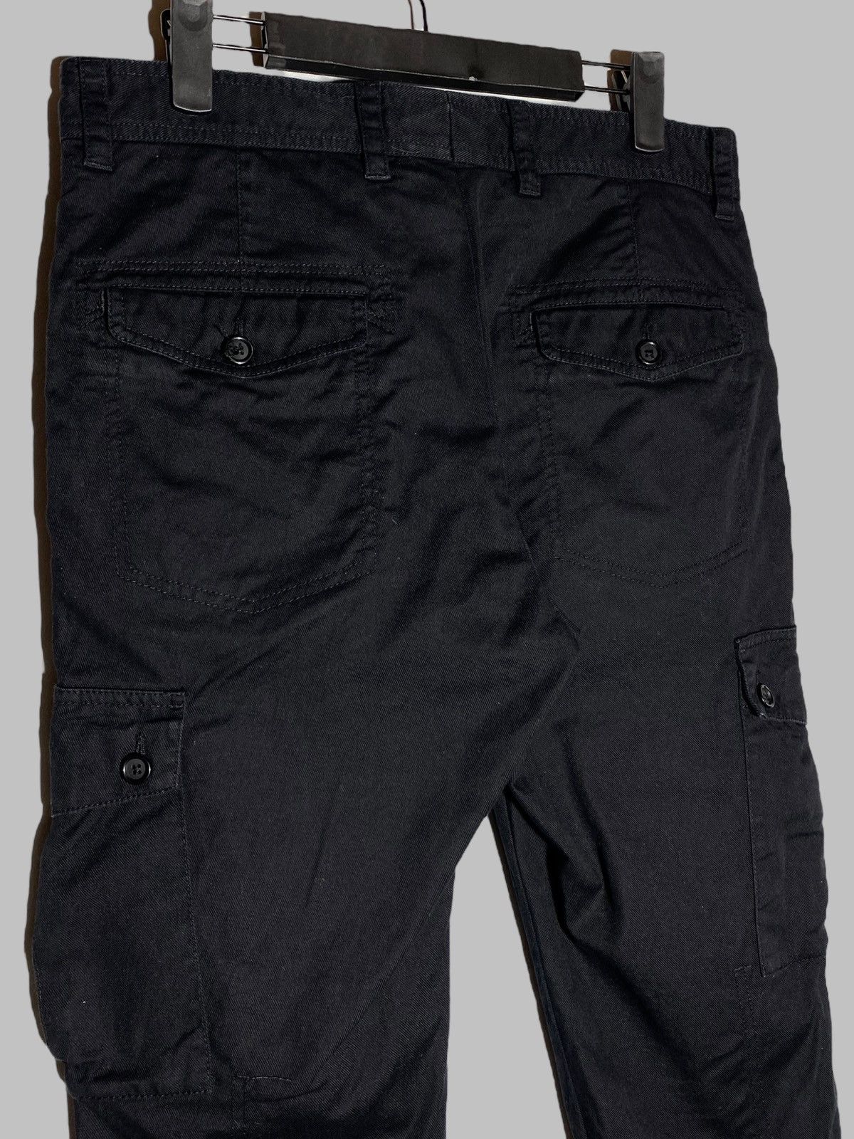 Dolce & Gabbana Dolce & Gabbana Jeans Black Cotton Skinny Cargo Denim Size US 32 / EU 48 - 8 Thumbnail