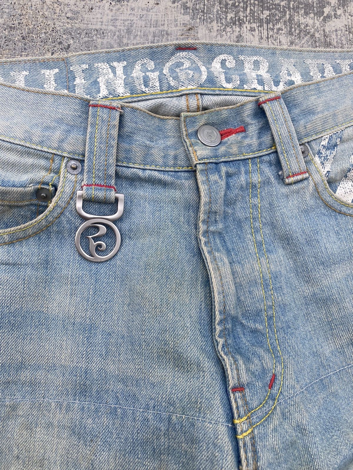 Japanese Brand JAPAN ROLLING CRADLE DISTRESSED PUNK MUD TORNADO Size US 28 / EU 44 - 5 Thumbnail
