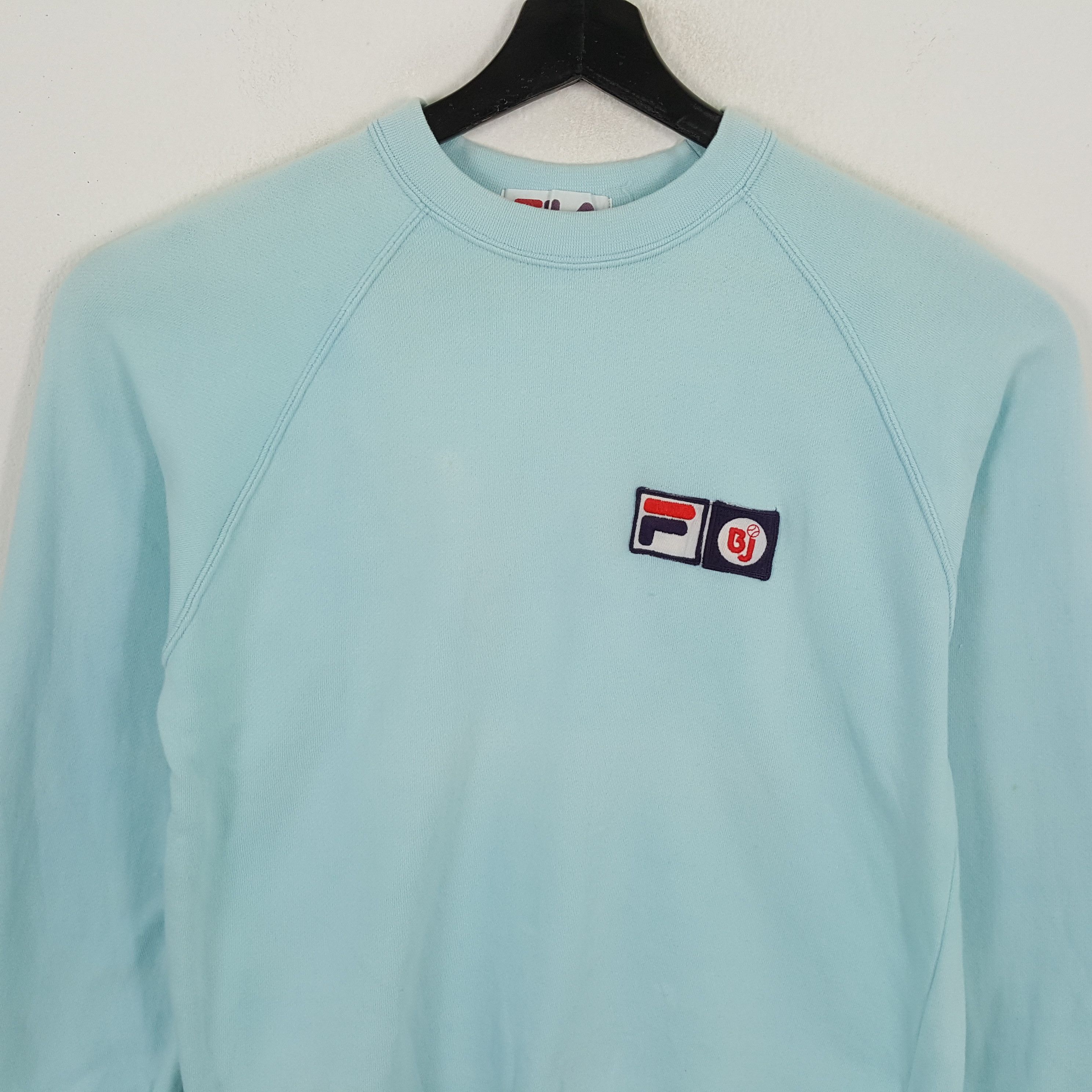 Bjorn Borg × Fila × Vintage FILA BJORN BORG BJ Small Logo Design Vintage Sweatshirt Size US S / EU 44-46 / 1 - 2 Thumbnail