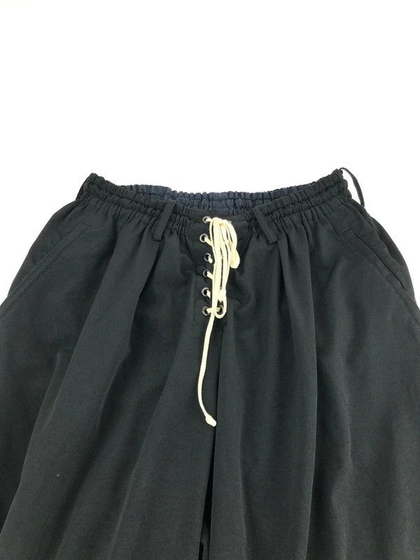 Yohji Yamamoto POUR HOMME 21SS TUXEDO STRING OPEN RIB PANTS HD-P45-500 Size US 35 - 4 Thumbnail