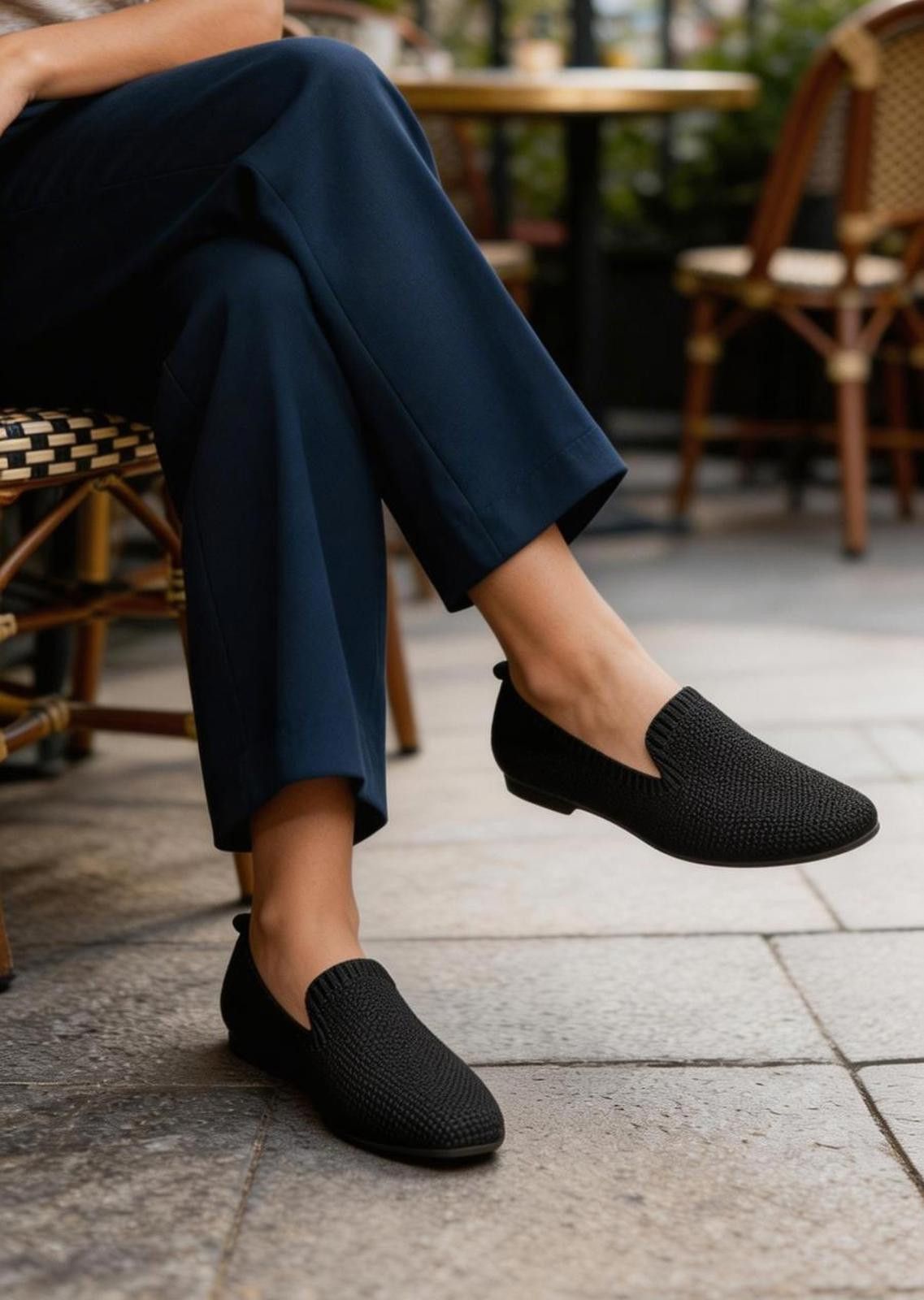 Other Danskin Black Slip-On Knit Loafers in size 8 Size US 8 / IT 38 - 8 Thumbnail