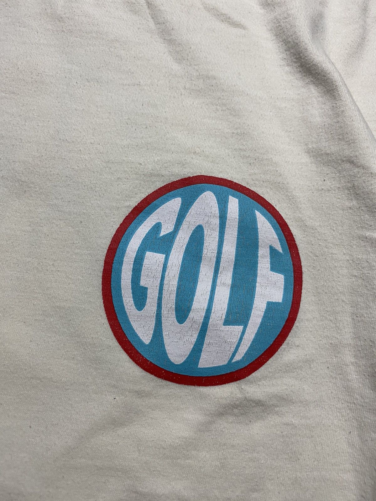 Golf Wang × Japanese Brand Vintage GOLF Big logo distressed Box fit y2k t shirt Size US L / EU 52-54 / 3 - 6 Thumbnail