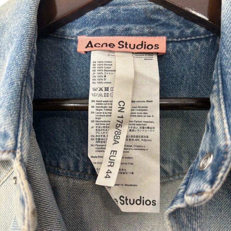 Acne Studios Acne Studios Mud-dyed vintage button-up denim long-sleeved Size US S / EU 44-46 / 1 - 3 Thumbnail