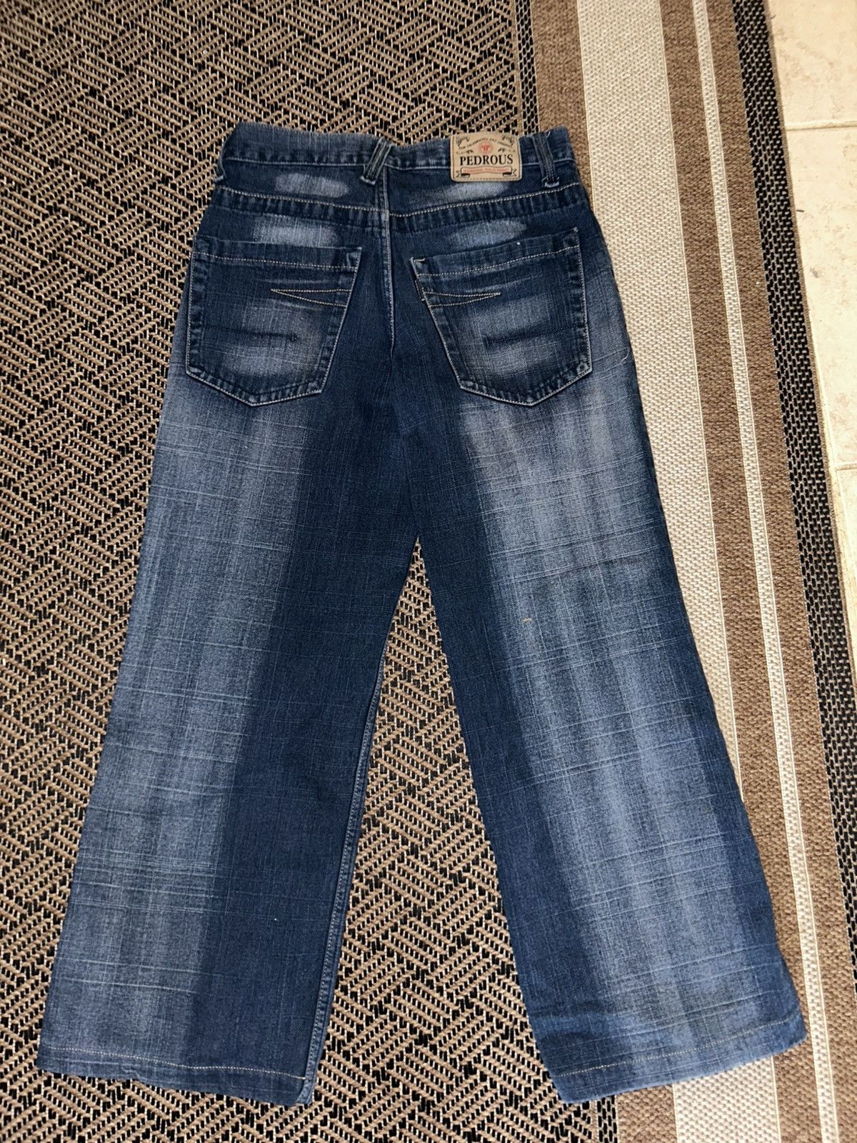Japanese Brand Japanese Brand - Vintage Pedrous Wide Denim Pants Size US 33 - 2 Thumbnail
