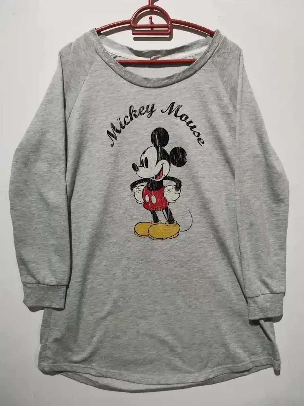 Disney Vintage Mickey Mouse Sweetshirt Size US L / EU 52-54 / 3 - 1 Thumbnail