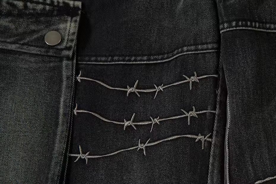 Designer × Jean × Vintage Y2K Vintage Streetwear Distressed Baggy Cargo Jeans Size US 33 - 17 Thumbnail