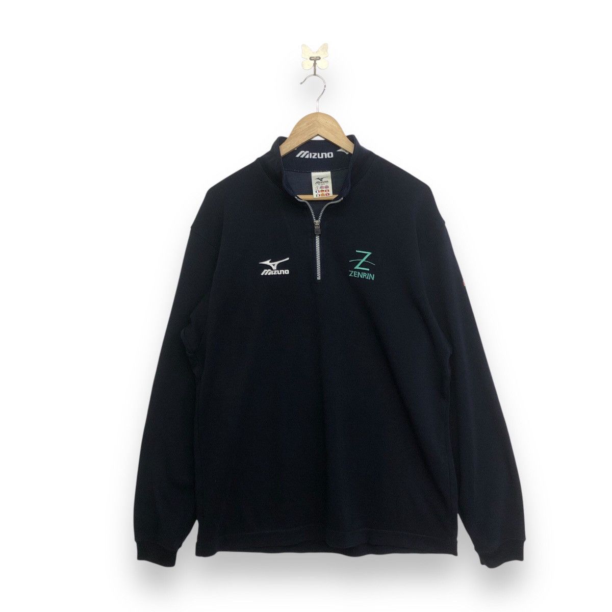 Mizuno MIZUNO Half Zipper Breath Thermo Sweatshirt Size US L / EU 52-54 / 3 - 1 Thumbnail