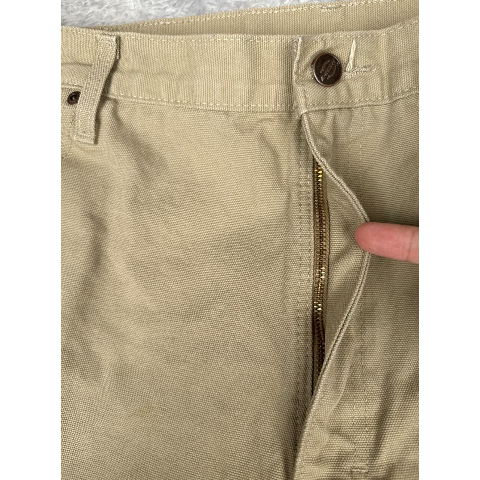 Dickies Dickies Pants Mens 40x30 Khaki Carpenter Workwear Utility Hammer Loop Cotton Pant Straight Leg Workwear Mens 40 Beige 100% Cotton twill Dickies 874 Size US 40 / EU 56 - 5 Thumbnail