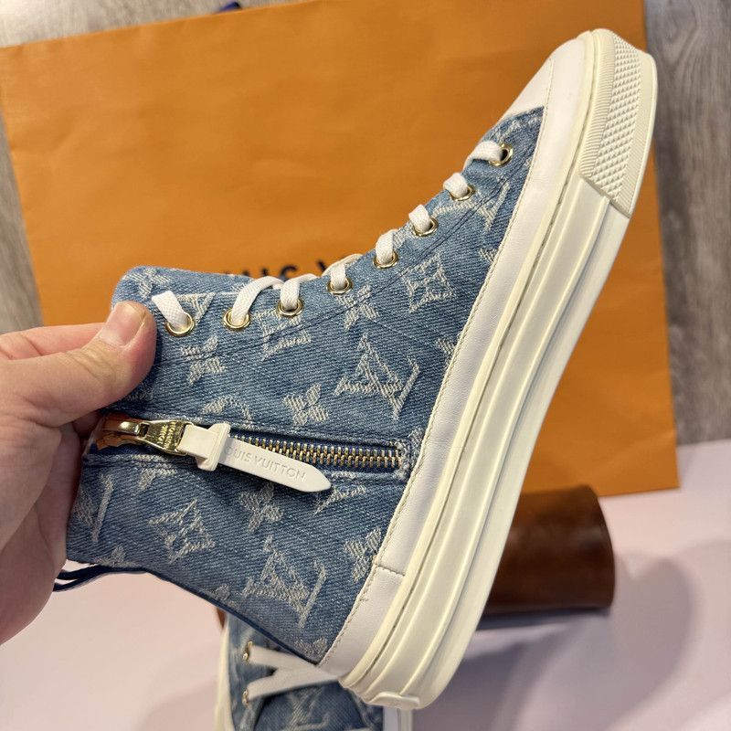 Louis Vuitton Louis Vuitton Stellar Blue Casual Sneakers - Size US 6.5 / EU 39-40 - 5 Thumbnail