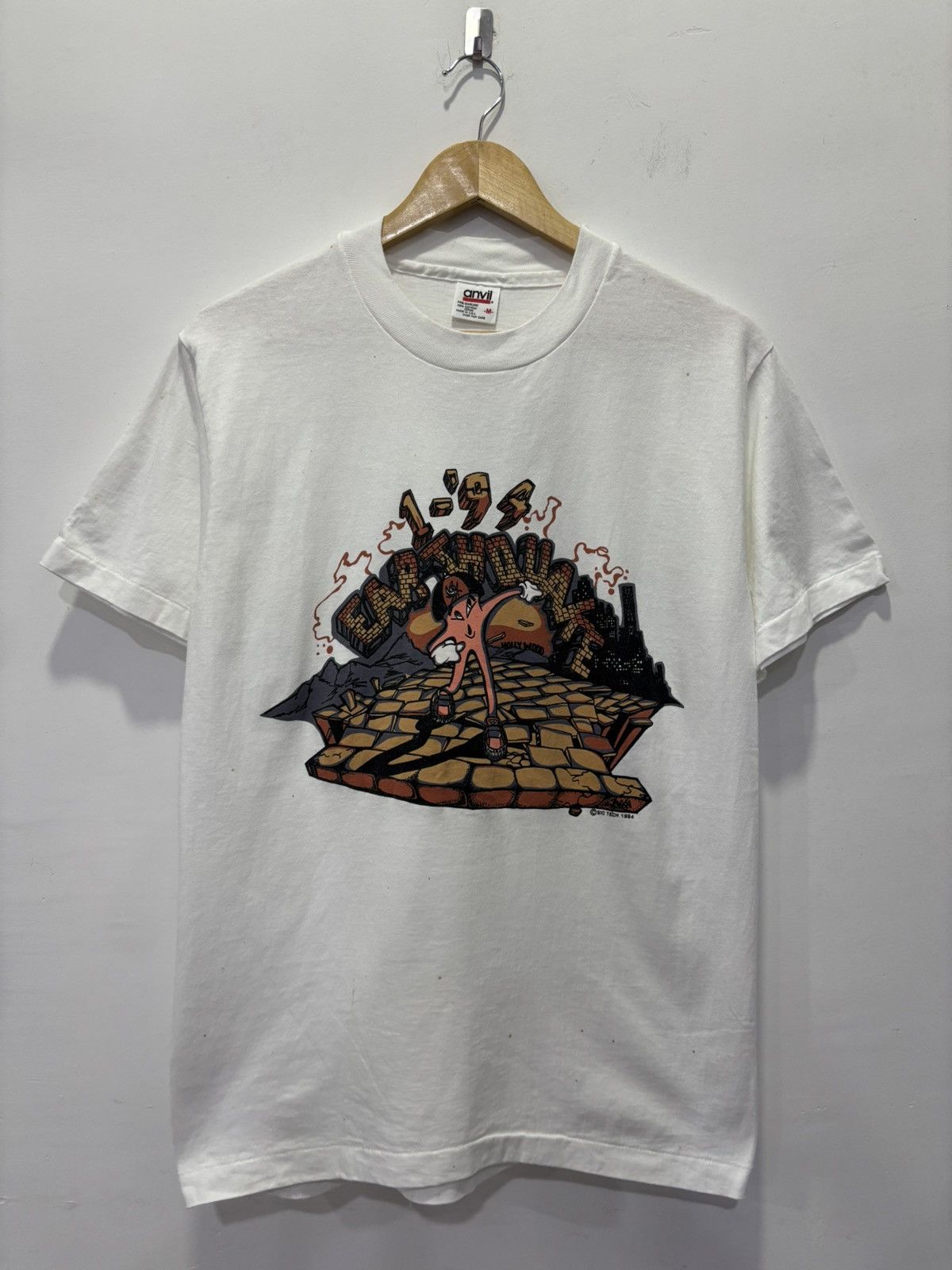 Vintage Vintage 90’s Sid Tech Tshirt Size US M / EU 48-50 / 2 - 1 Thumbnail