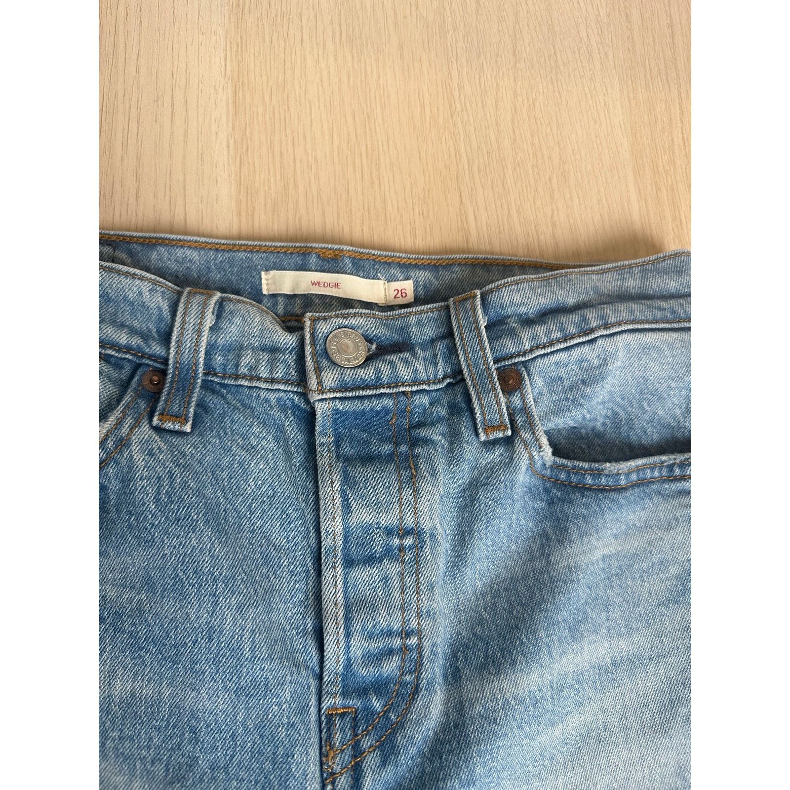 Levi's Levi Strauss Wedgie Denim Jeans Size 26 - MINT Size 26" / US 2 / IT 38 - 3 Thumbnail