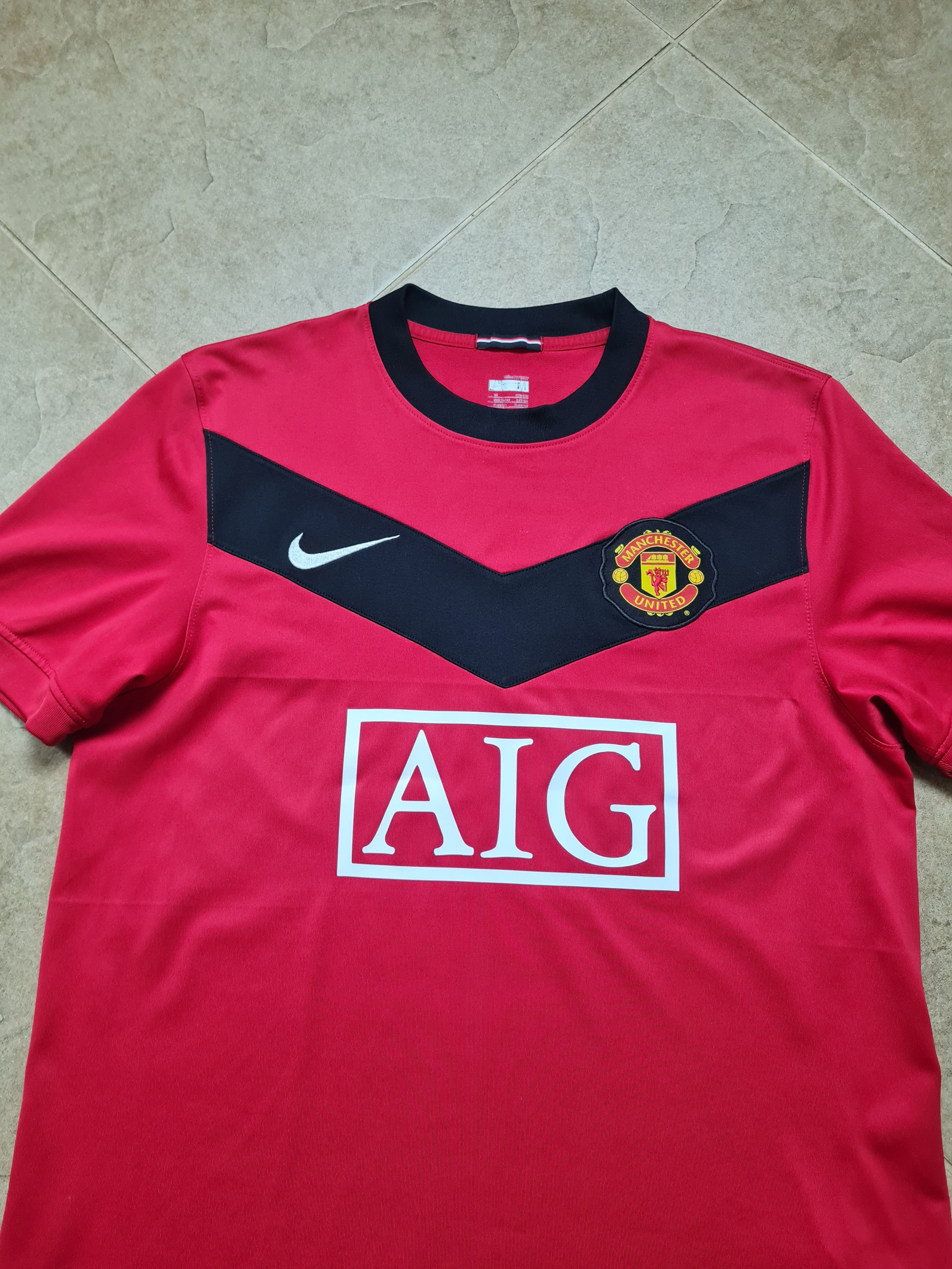 Nike MANCHESTER UNITED 2009/2010 NIKE HOME FOOTBALL SHIRT #7 OWEN Size US M / EU 48-50 / 2 - 5 Thumbnail