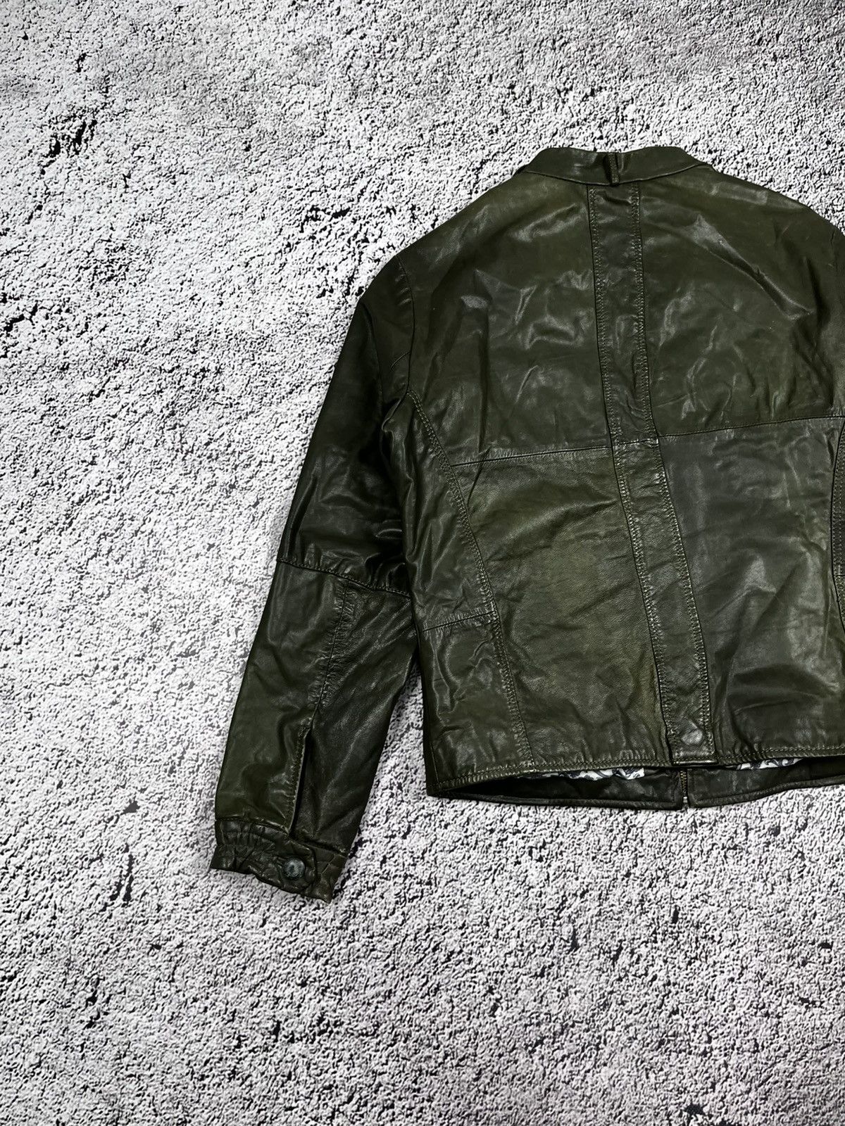 Other Vintage Y2K Leather flight jacket aviator avantgarde size 40 Size M / US 6-8 / IT 42-44 - 11 Thumbnail