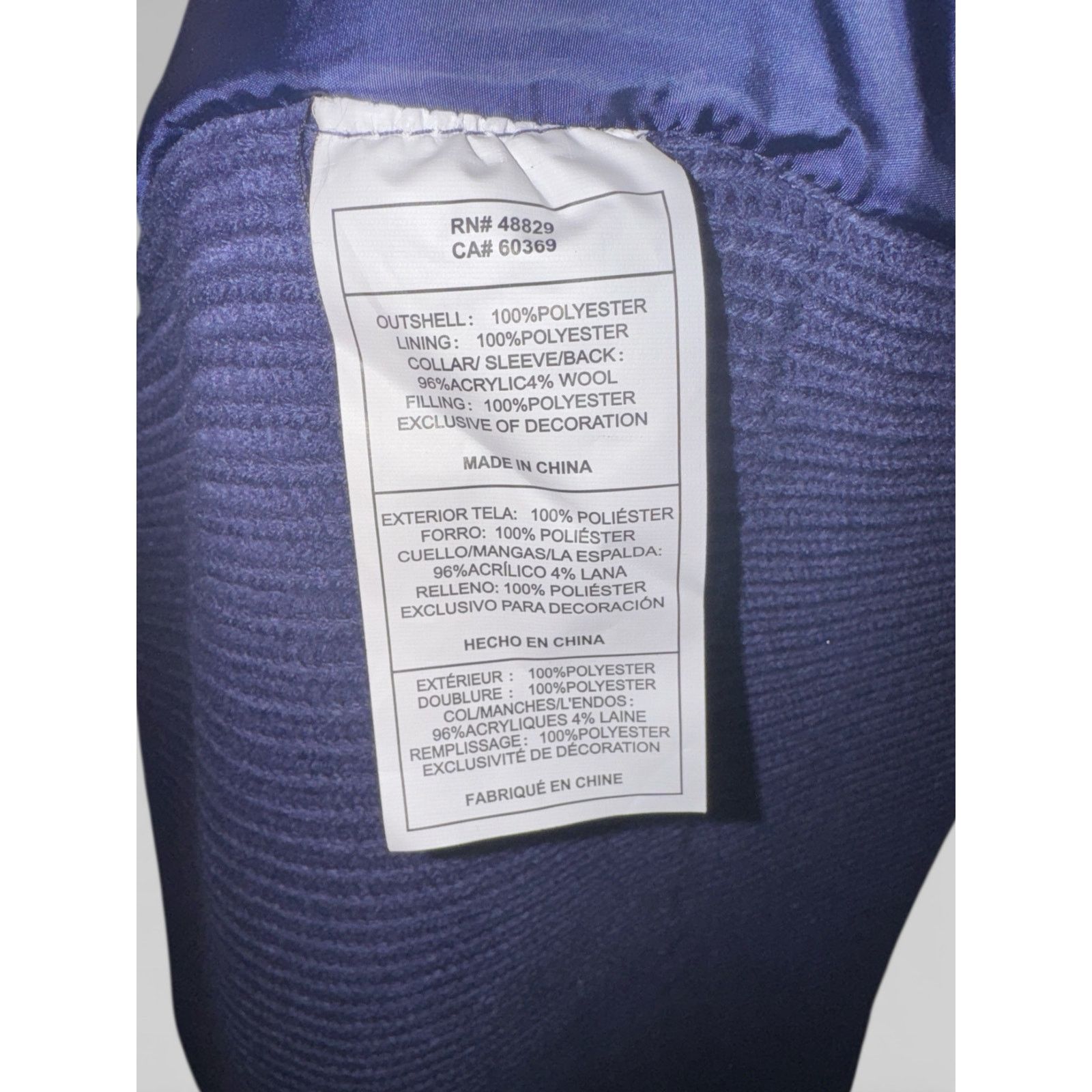 Other Canada Weather Gear men's jacket with sweater sleeves (NAVY Size US XXL / EU 58 / 5 - 2 Thumbnail