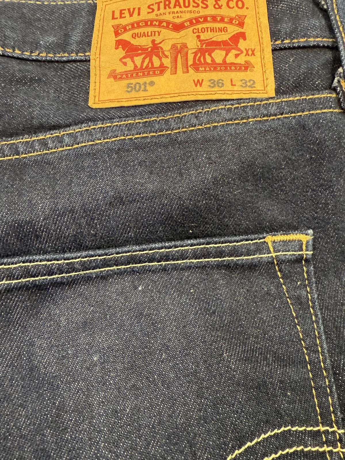Levi's Levi Strauss & Co. 501 Original Fit Men's Jeans W36 L32 Dark Size US 36 / EU 52 - 2 Thumbnail