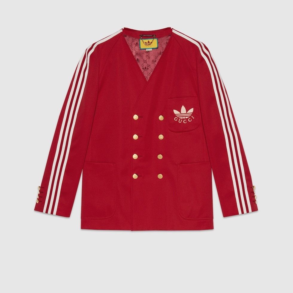 Adidas × Gucci Adidas x Gucci Mens Jersey Jacket Blazer Size US M / EU 48-50 / 2 - 1 Thumbnail