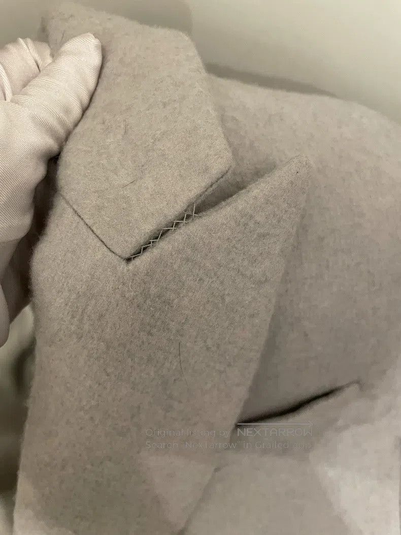 Brunello Cucinelli Brunello Cucinelli Gray Wool Cashmere Coat Size US M / EU 48-50 / 2 - 8 Thumbnail