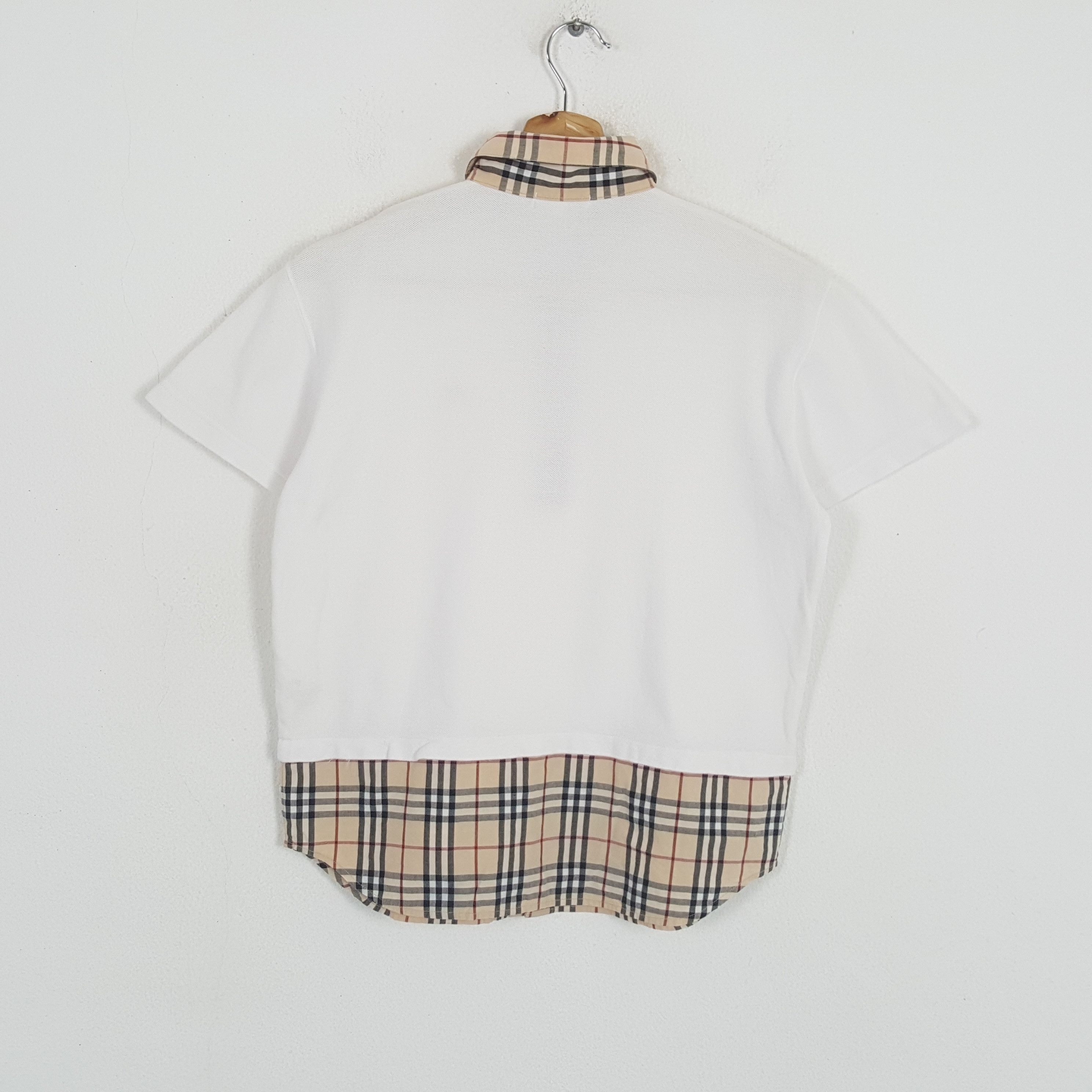 Burberry × Vintage Vintage BURBERRY LONDON Nova Check Polos Shirt Size S / US 4 / IT 40 - 3 Thumbnail
