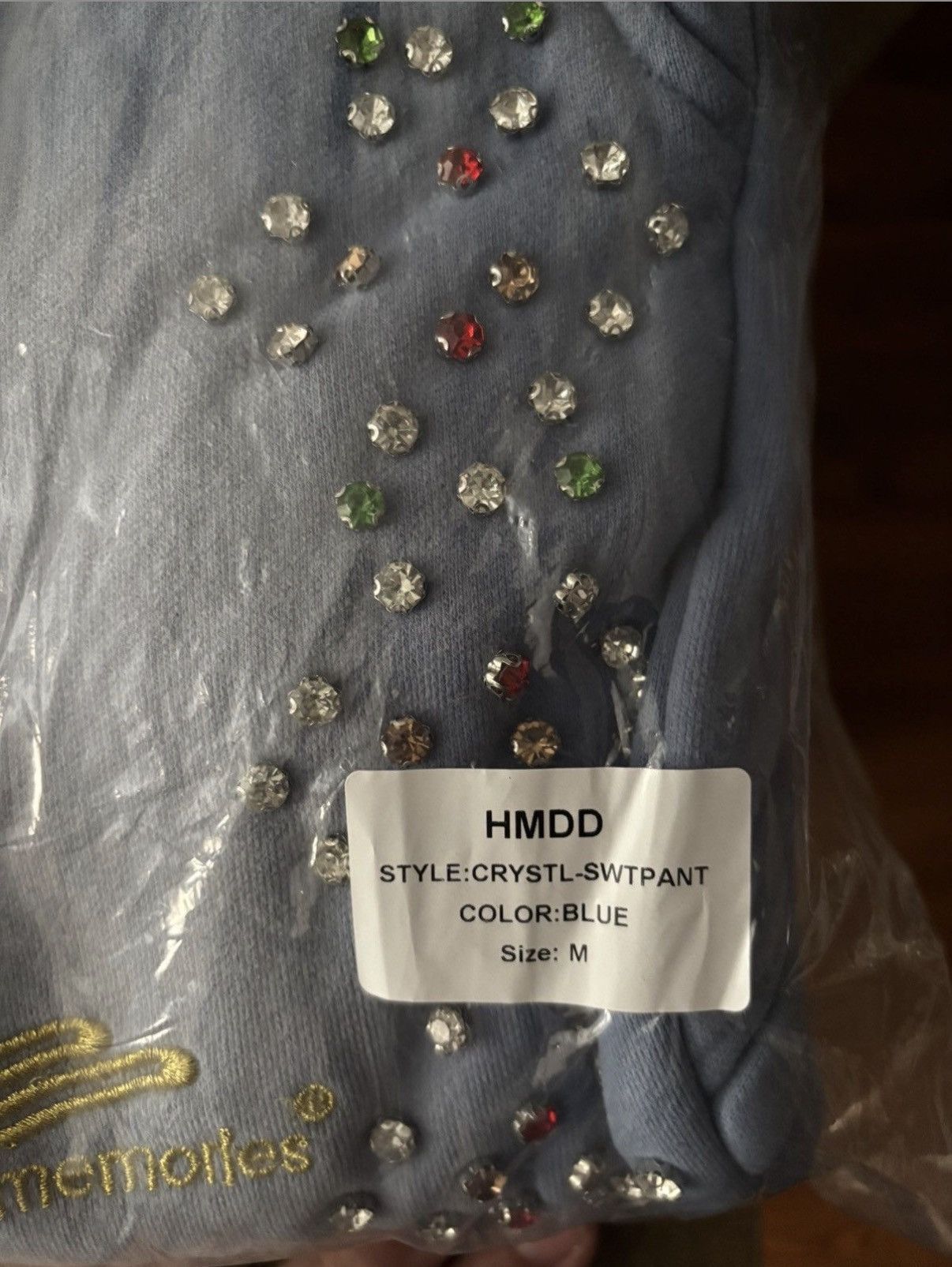HMDD HMDD Crystal Sweatpants- Powder Blue Size US 32 / EU 48 - 3 Thumbnail