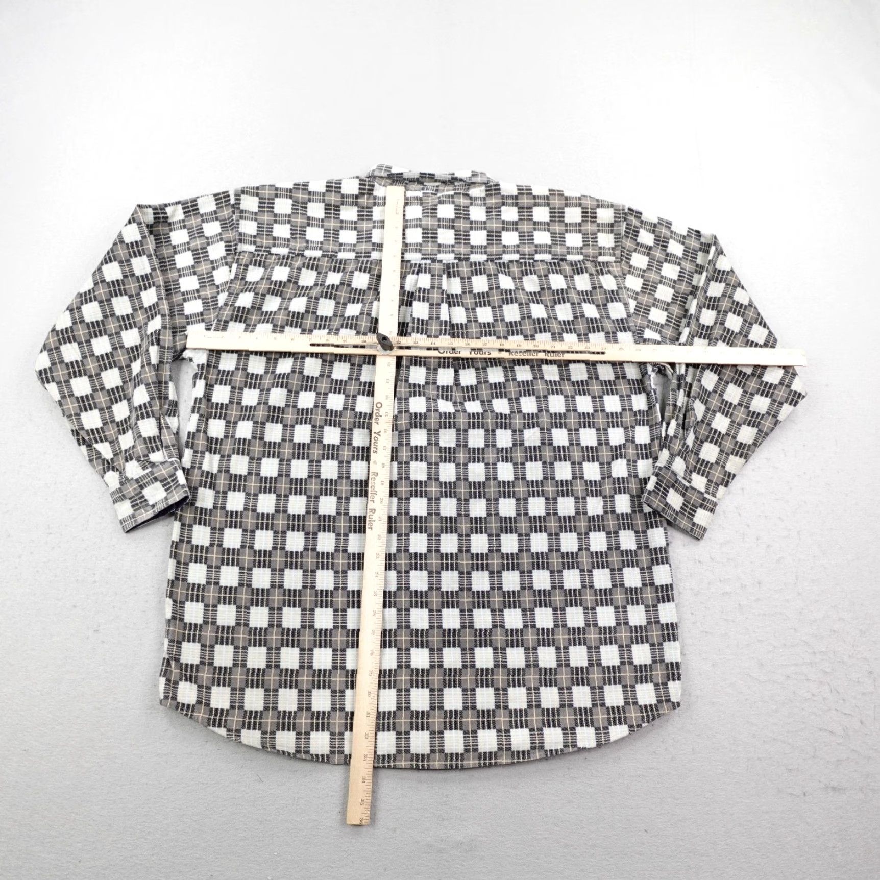 Enyce VINTAGE Enyce Shirt Mens XL Gray Plaid Flannel Button-Up Overshirt Y2K Hip Hop Outdoor Size US XL / EU 56 / 4 - 5 Thumbnail