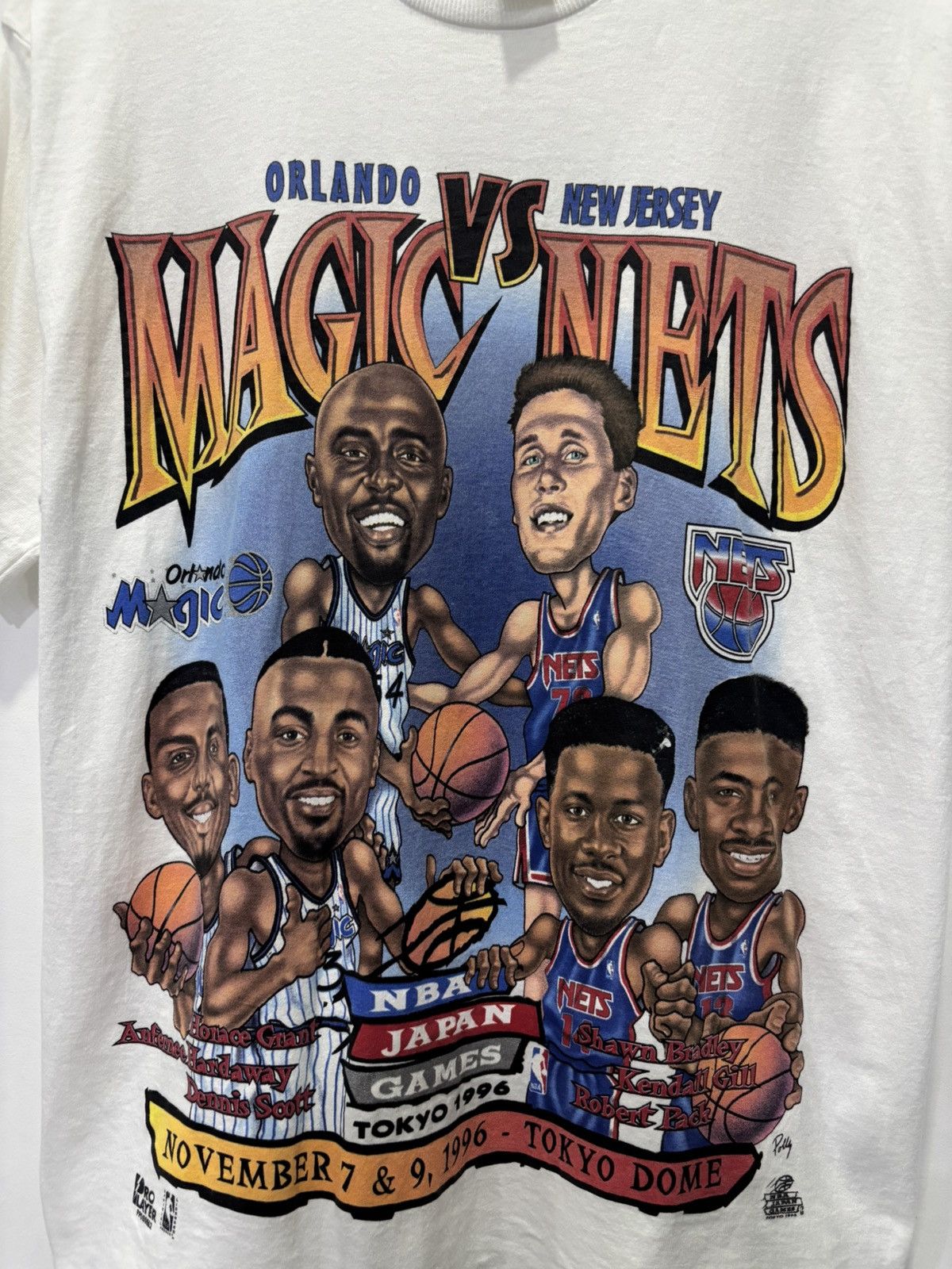 NBA Vintage Orlando Magic vs New Jersey Nets Tshirt Size US L / EU 52-54 / 3 - 2 Thumbnail