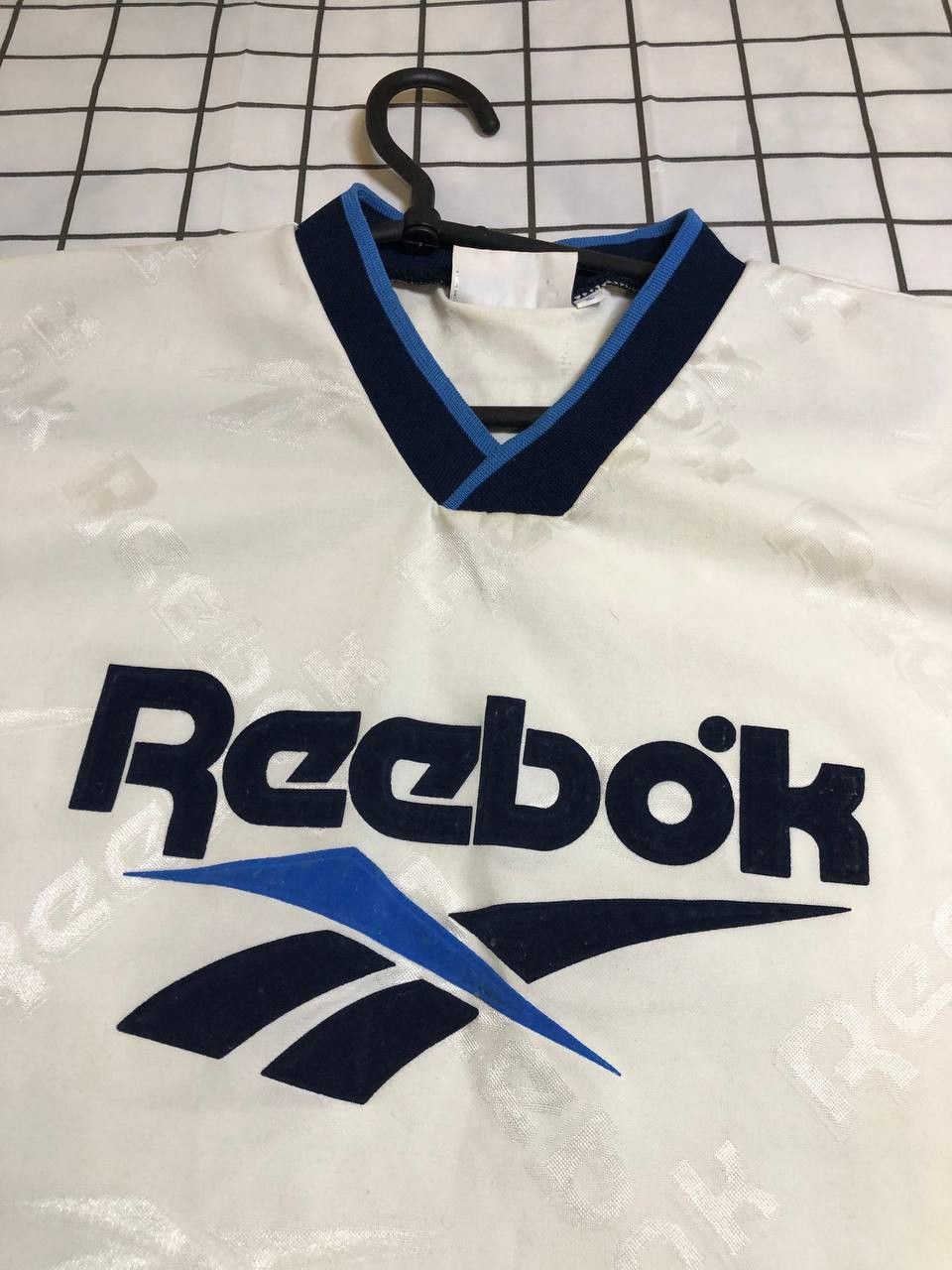 Reebok Vintage Reebok Soccer Football Jersey 90s Mens XL White Size US XL / EU 56 / 4 - 6 Thumbnail