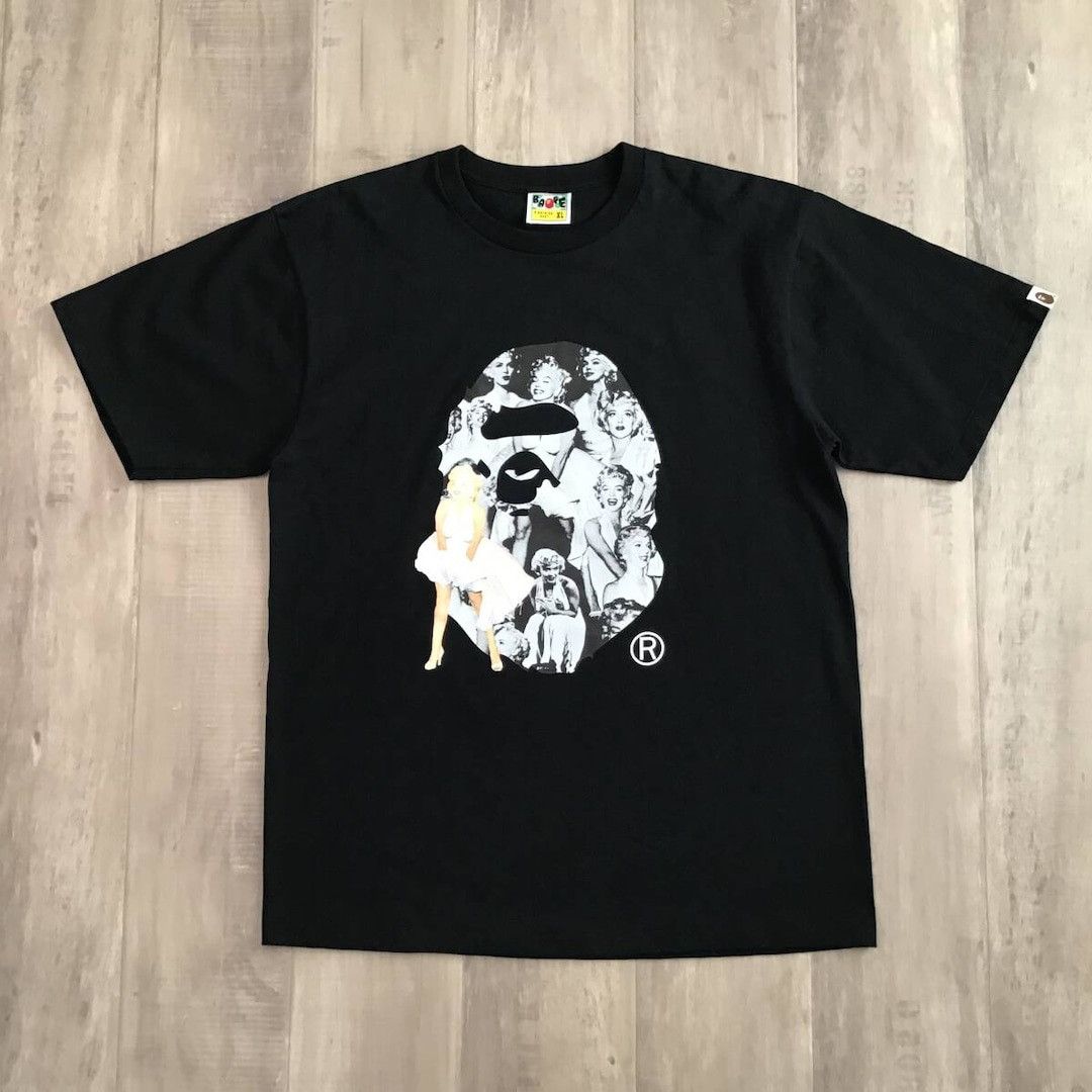 Bape BAPE × Marilyn Monroe BIG HEAD T-shirt a bathing ape Size US XL / EU 56 / 4 - 1 Thumbnail