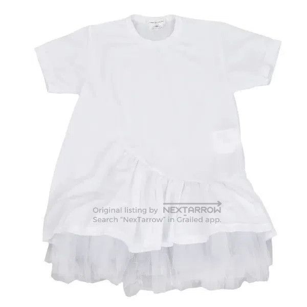 Comme des Garcons Comme Des Garcons White Retro Lace Short Top Size XS / US 0-2 / IT 36-38 - 2 Thumbnail