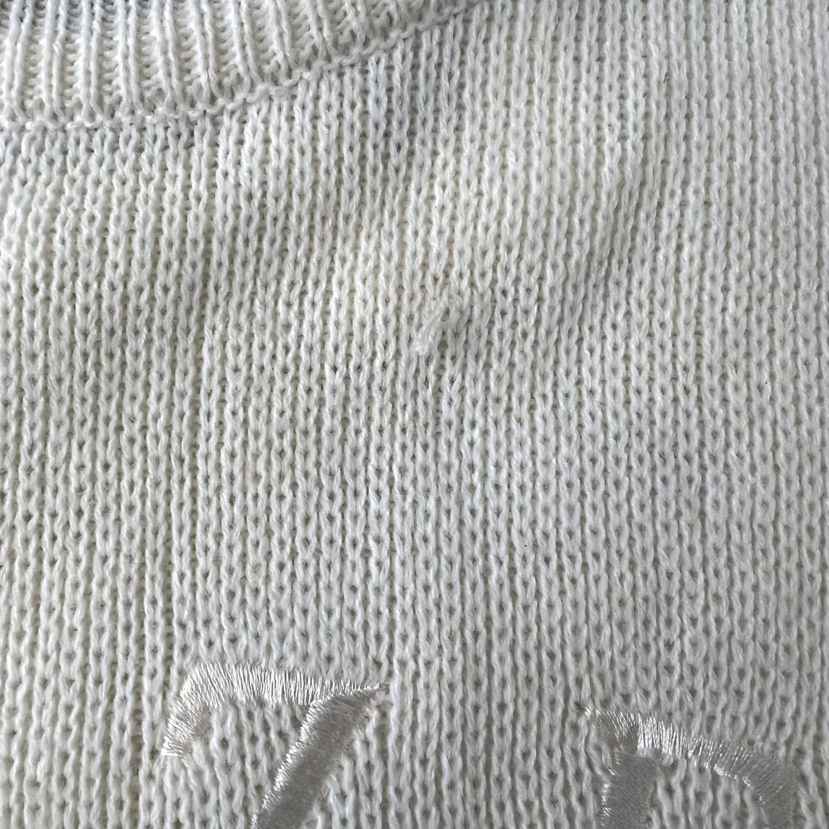 Vintage VINTAGE Code Zero Intensity Sweater Mens Small White Black Uncontrollable CZ Knit Korea Size US S / EU 44-46 / 1 - 3 Thumbnail