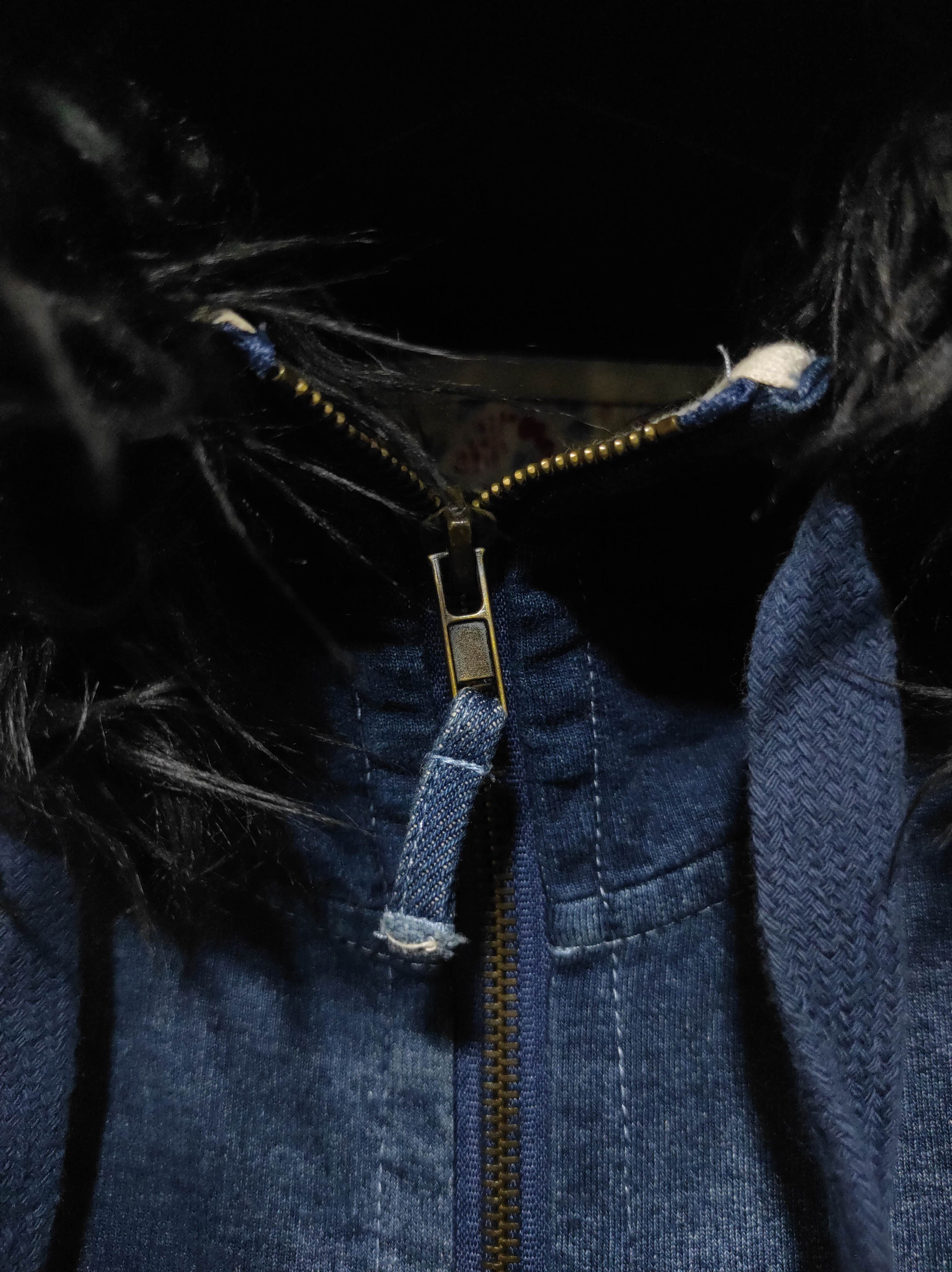 Hysteric Glamour Une brise denim wash Zip Fur Hoodie LGB IfSixWasNine style Size US M / EU 48-50 / 2 - 7 Thumbnail